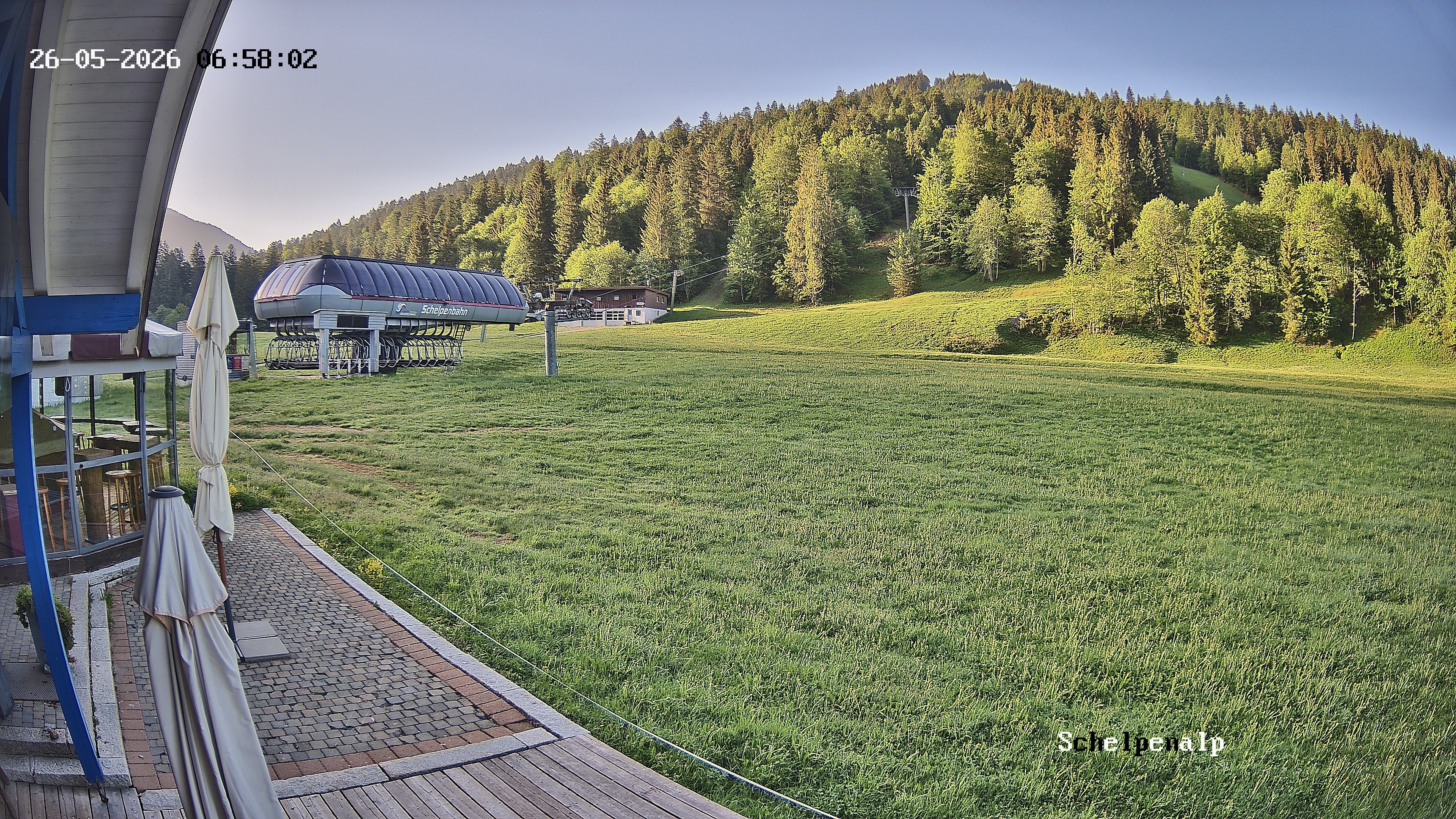 Archived image Webcam Balderschwang - Restaurant Schelpenalp