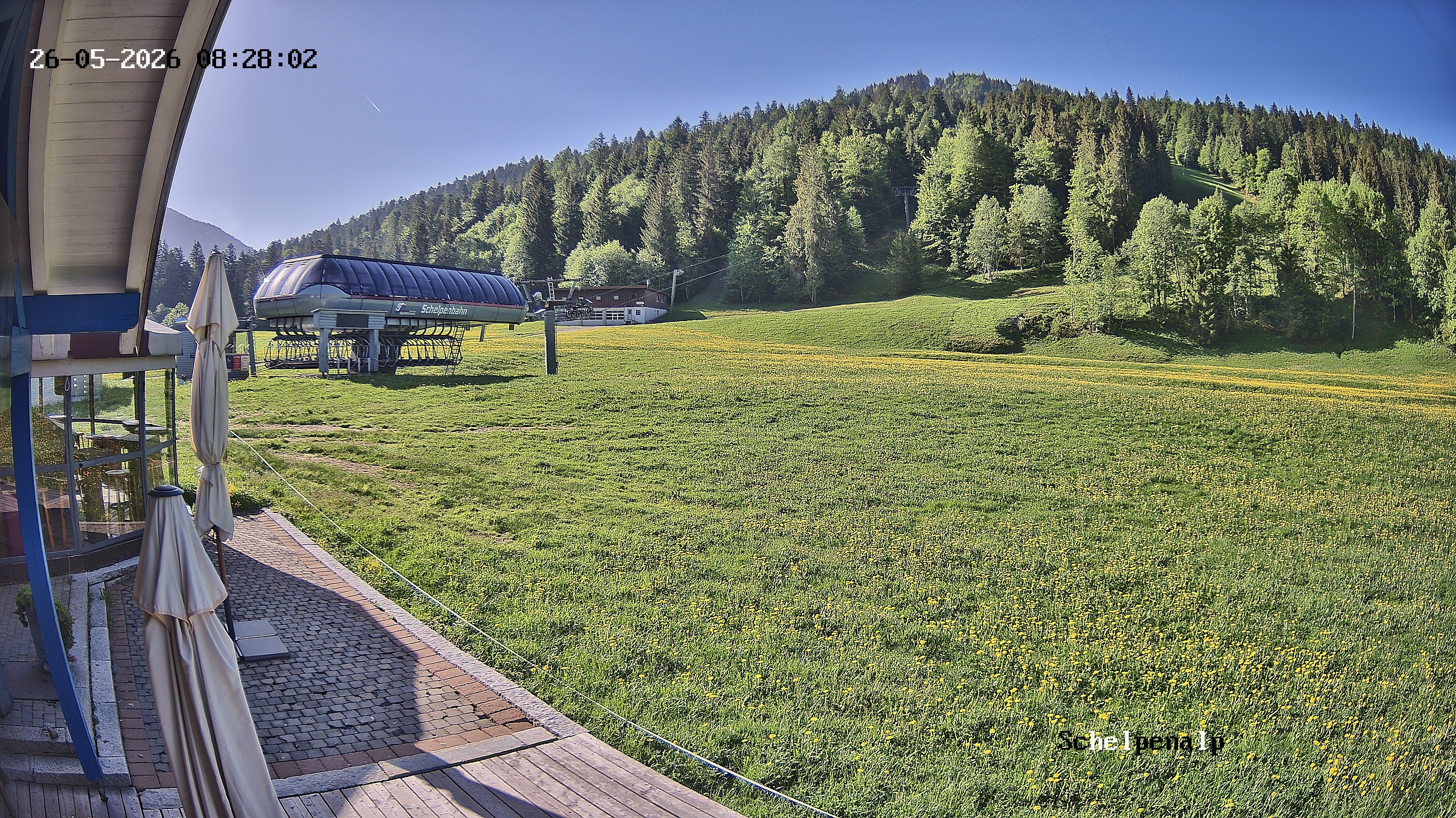 Archived image Webcam Balderschwang - Restaurant Schelpenalp