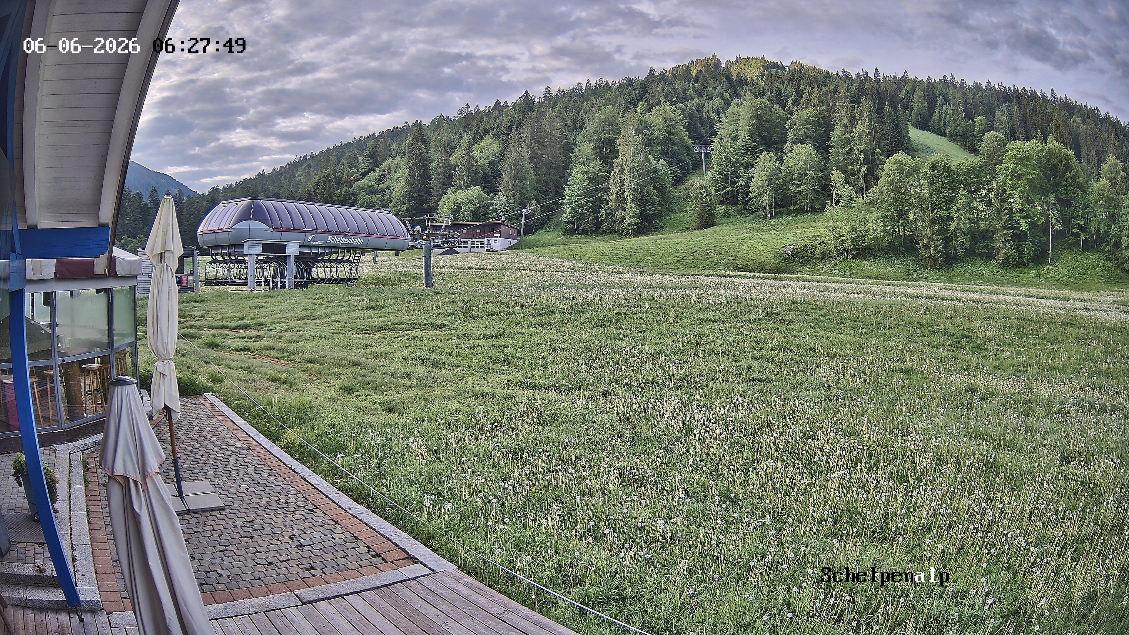 Archived image Webcam Balderschwang - Restaurant Schelpenalp