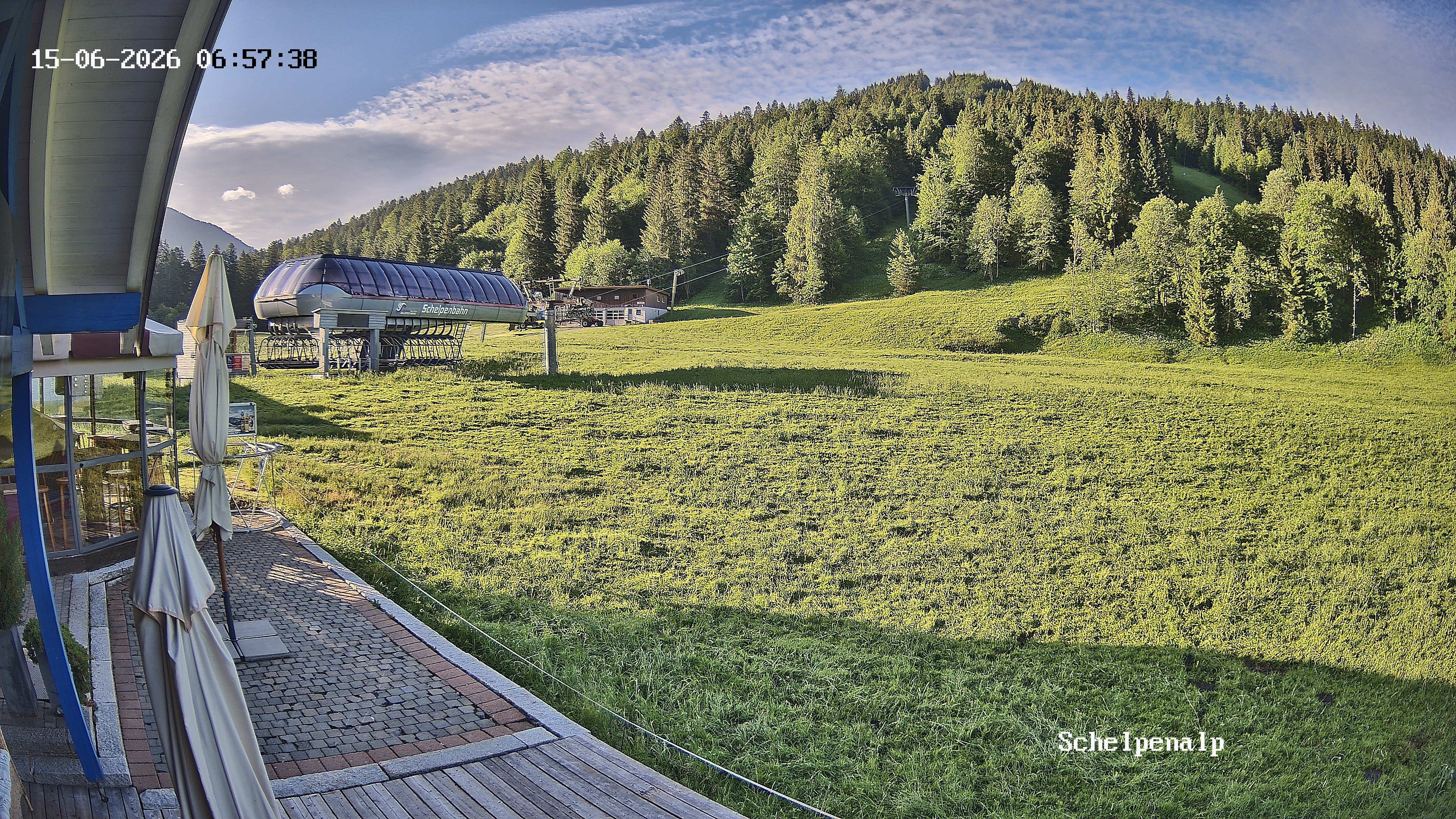 Archived image Webcam Balderschwang - Restaurant Schelpenalp