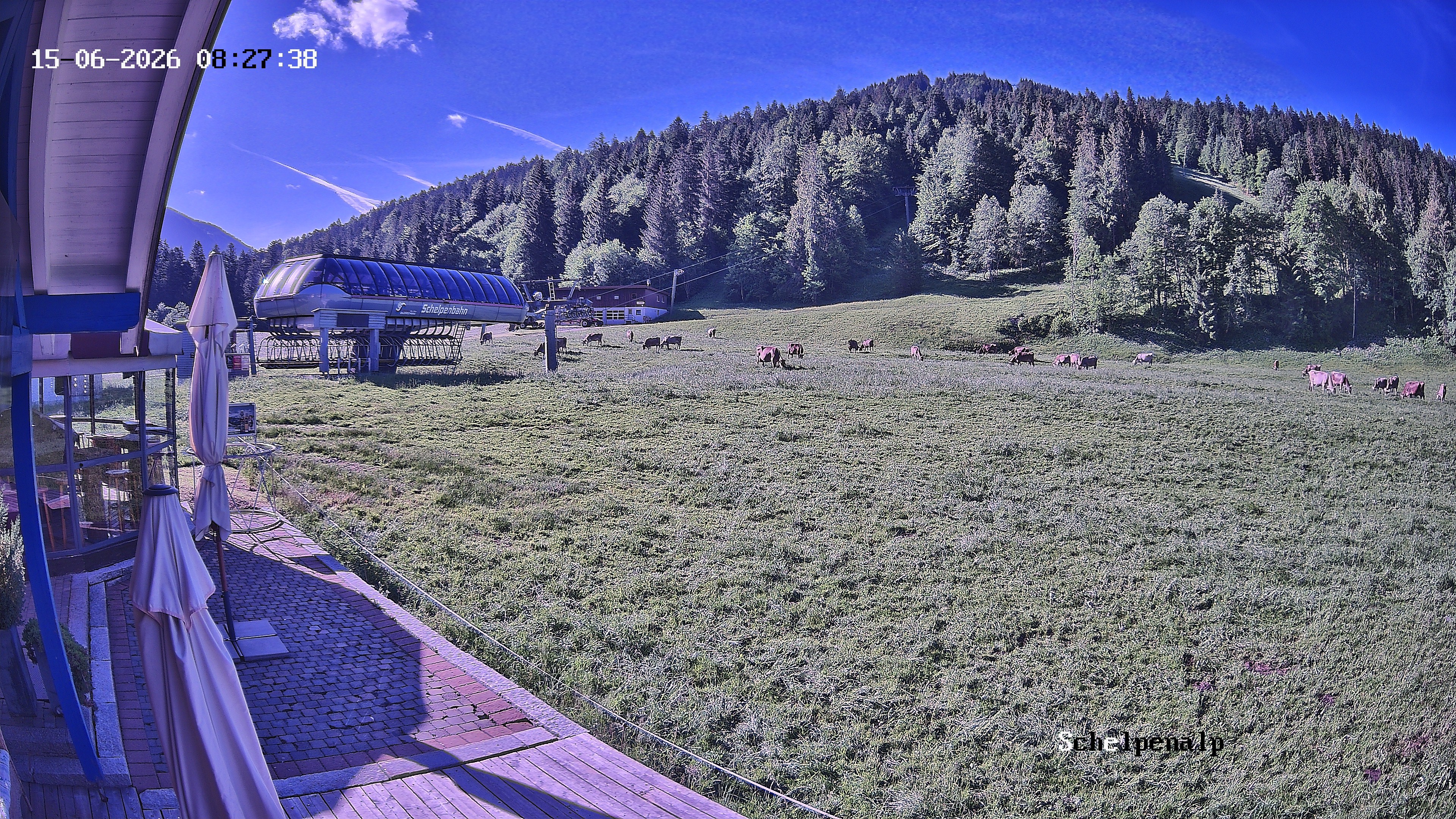 Archived image Webcam Balderschwang - Restaurant Schelpenalp
