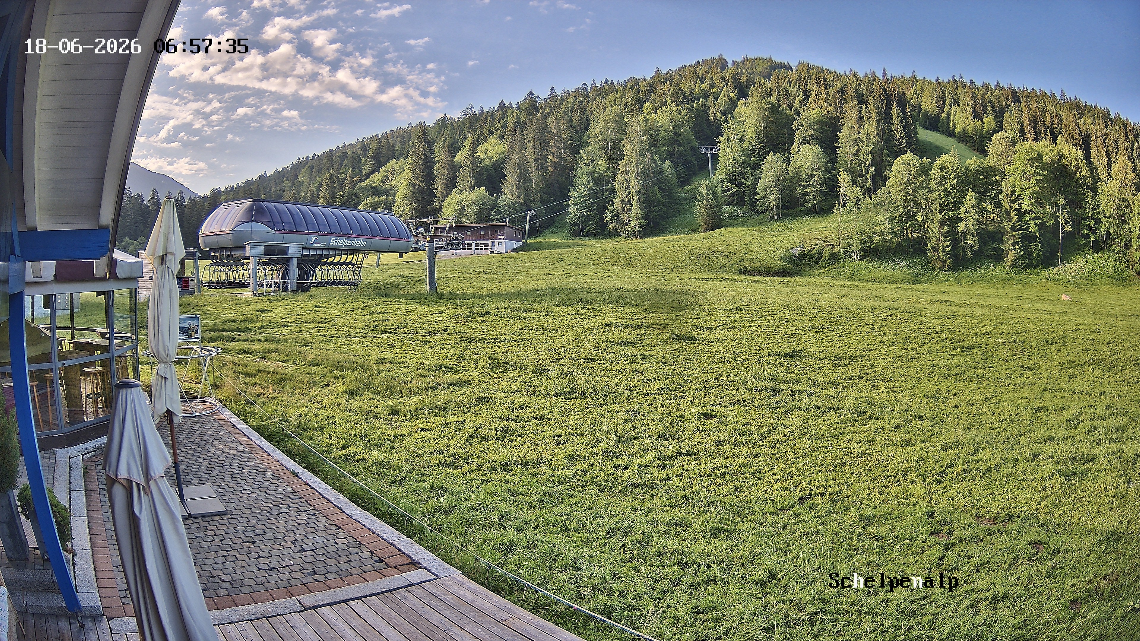 Archived image Webcam Balderschwang - Restaurant Schelpenalp