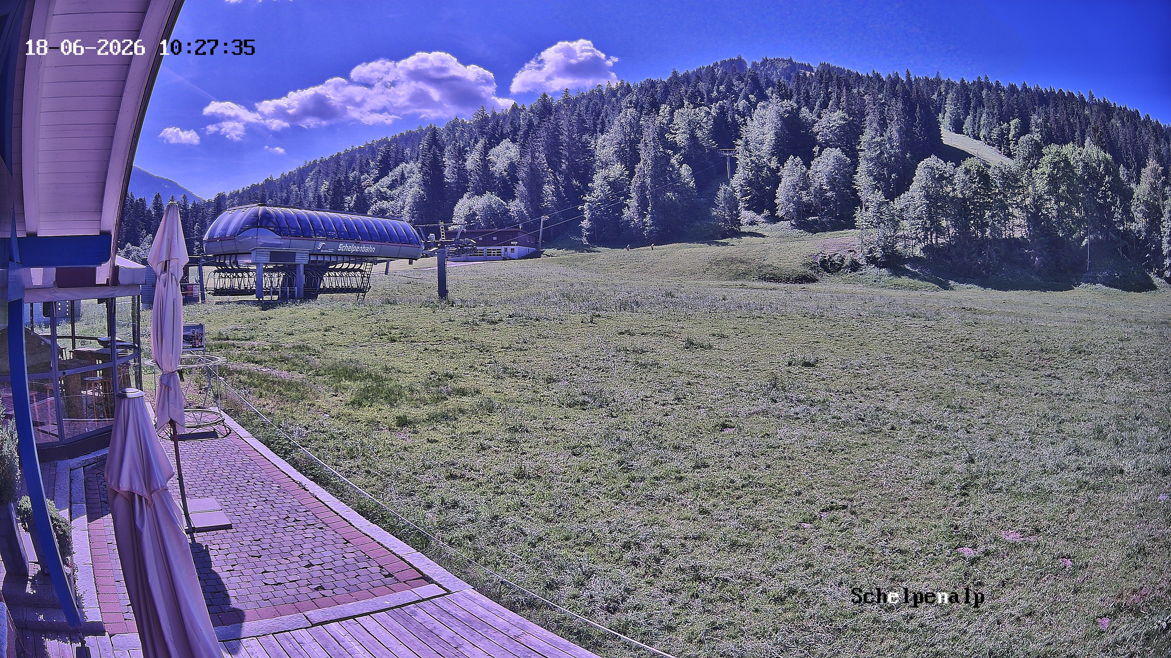 Archived image Webcam Balderschwang - Restaurant Schelpenalp