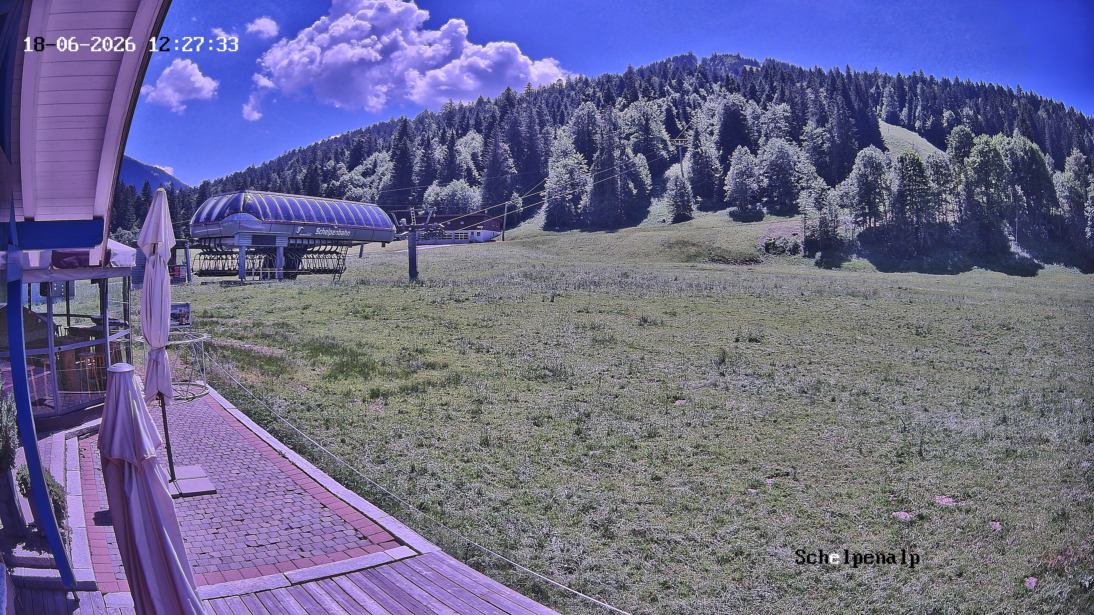 Archived image Webcam Balderschwang - Restaurant Schelpenalp