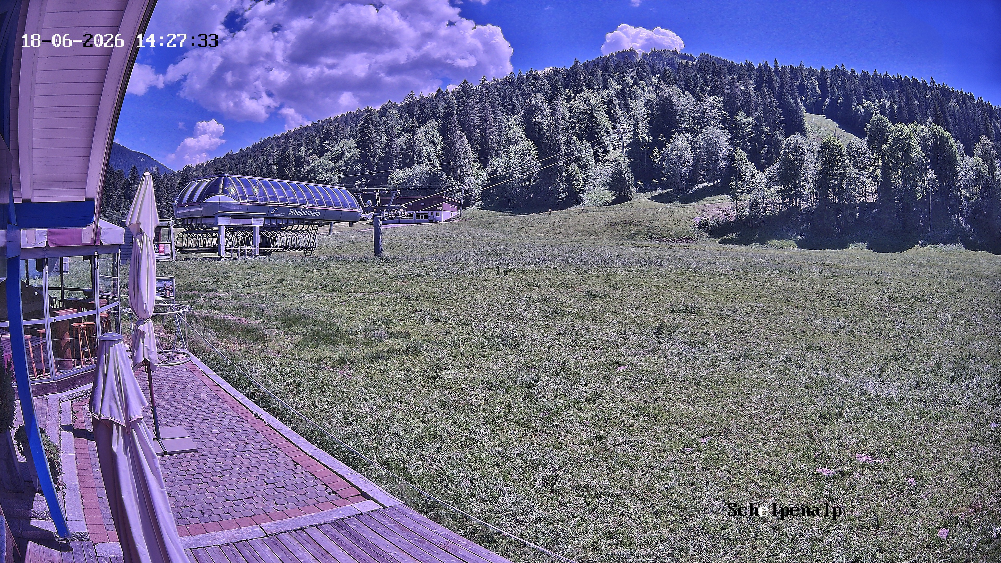 Archived image Webcam Balderschwang - Restaurant Schelpenalp