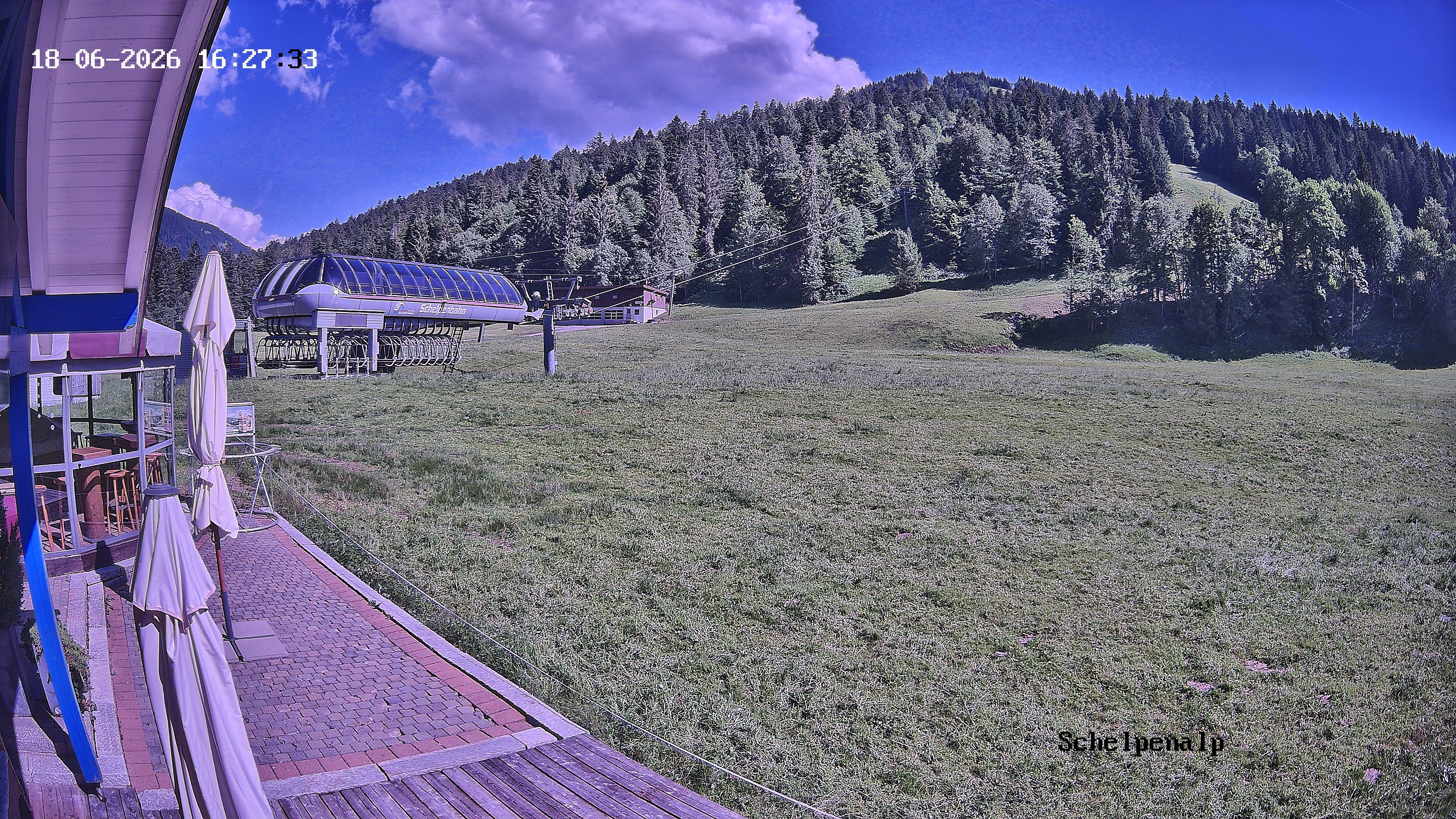 Archived image Webcam Balderschwang - Restaurant Schelpenalp