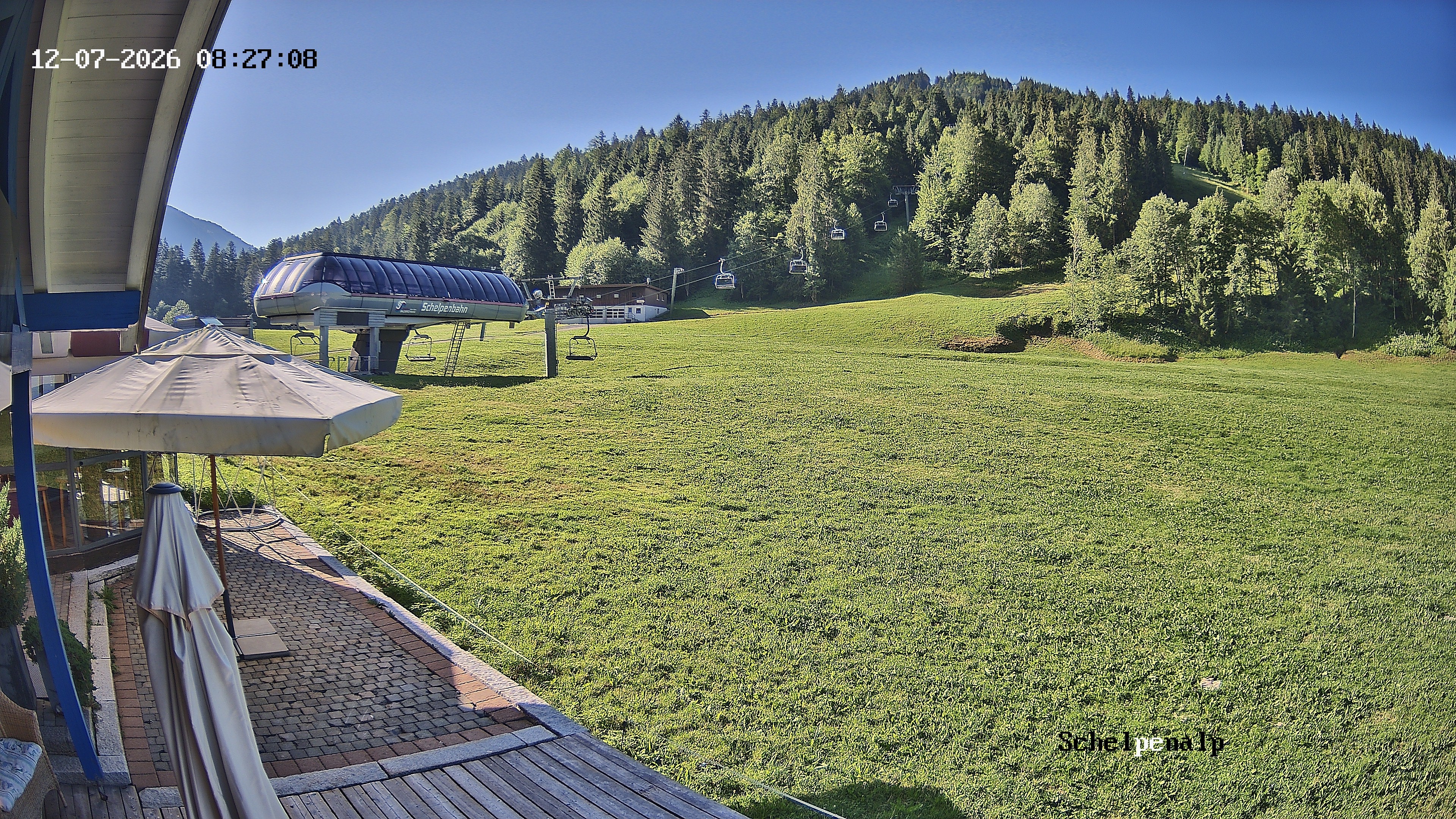 Archived image Webcam Balderschwang - Restaurant Schelpenalp