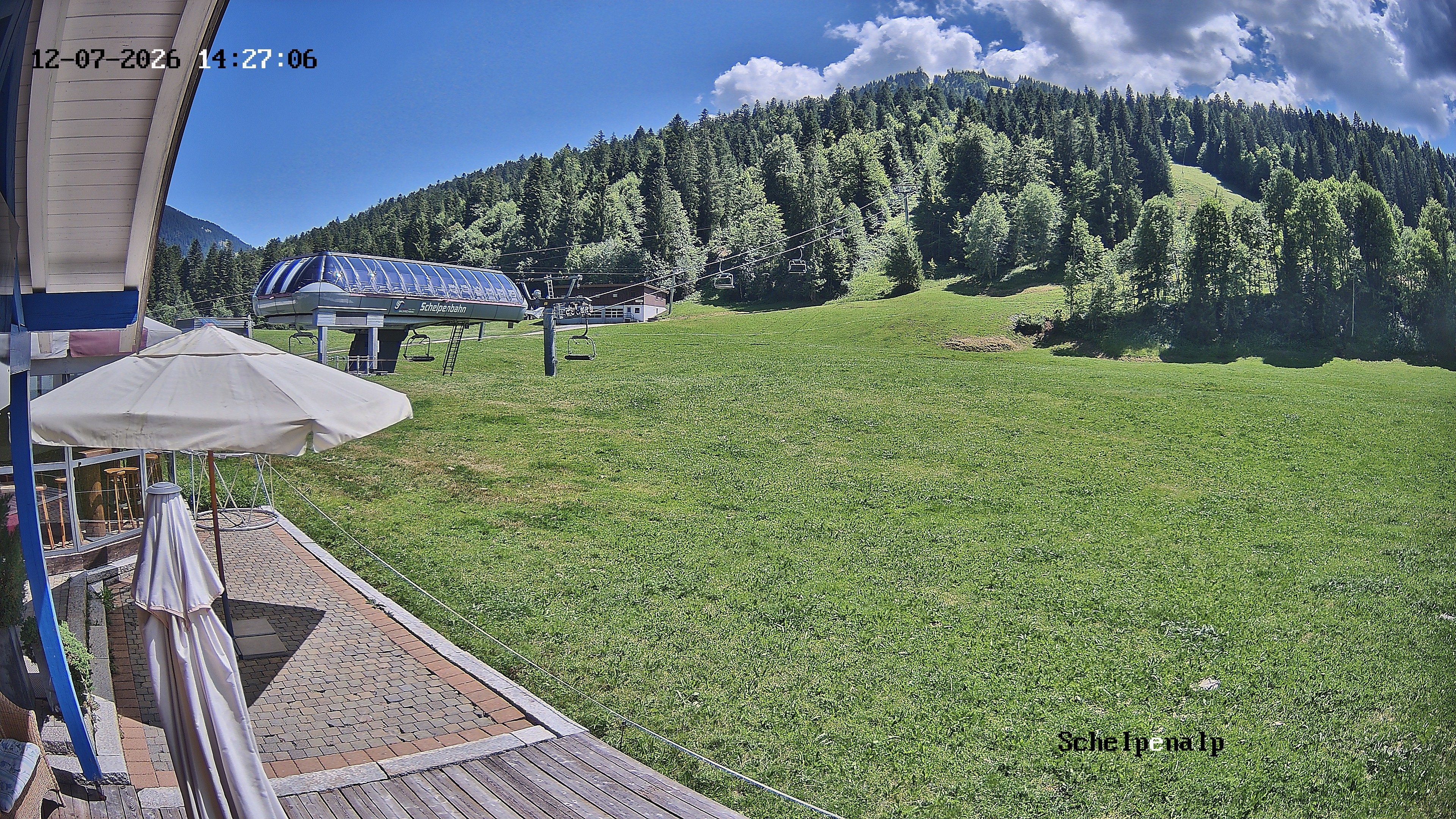 Archived image Webcam Balderschwang - Restaurant Schelpenalp
