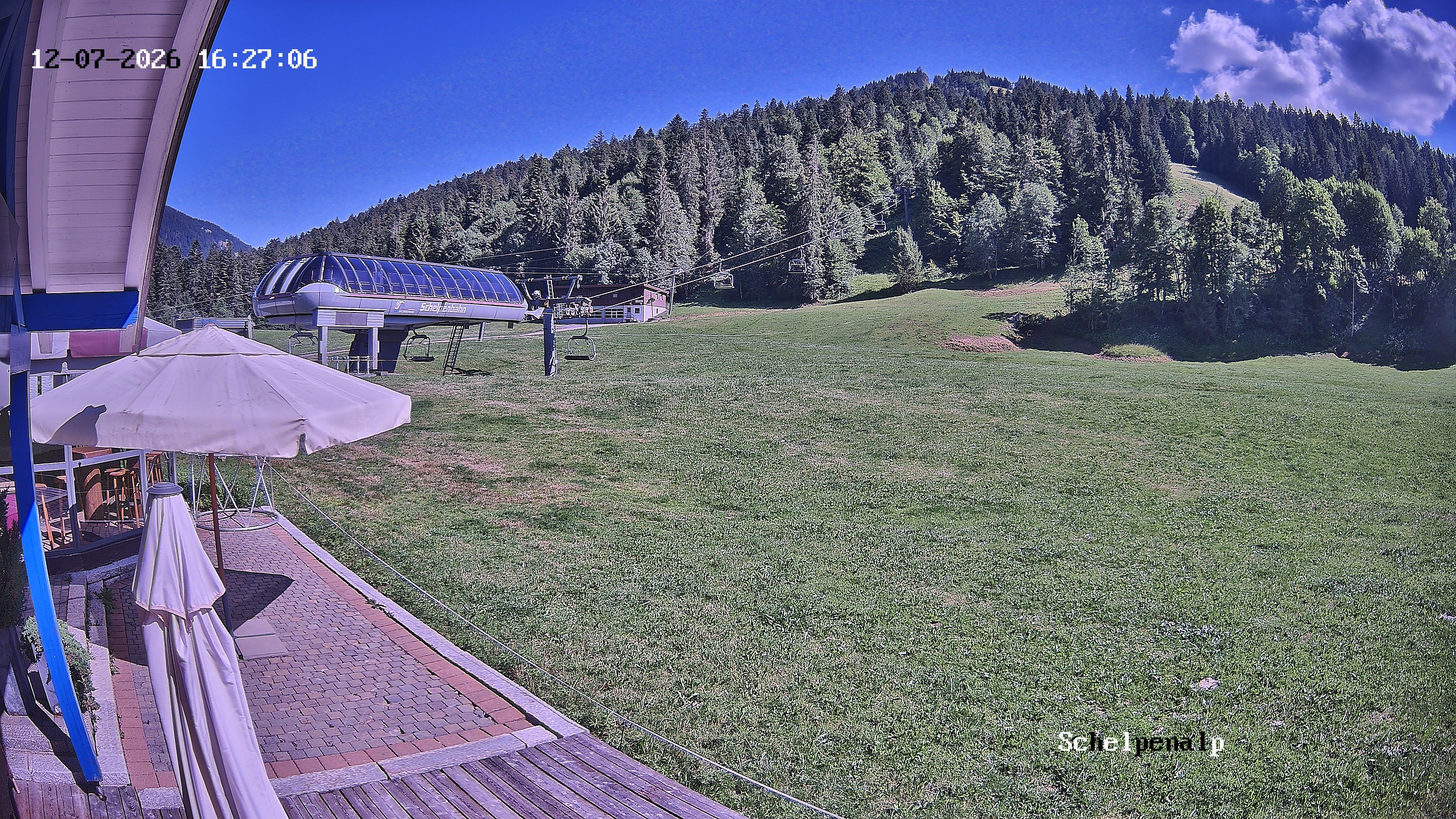 Archived image Webcam Balderschwang - Restaurant Schelpenalp