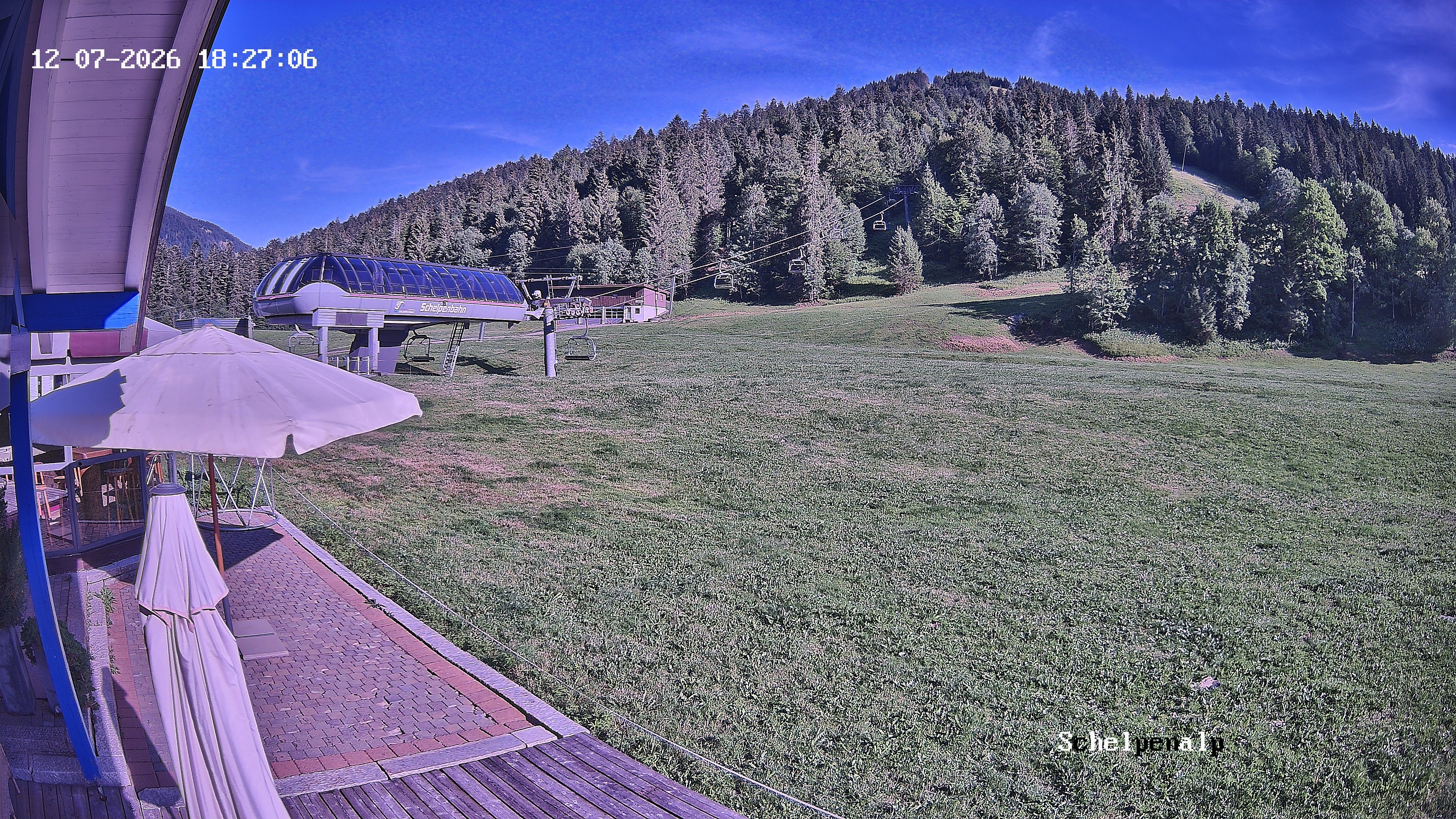 Archived image Webcam Balderschwang - Restaurant Schelpenalp