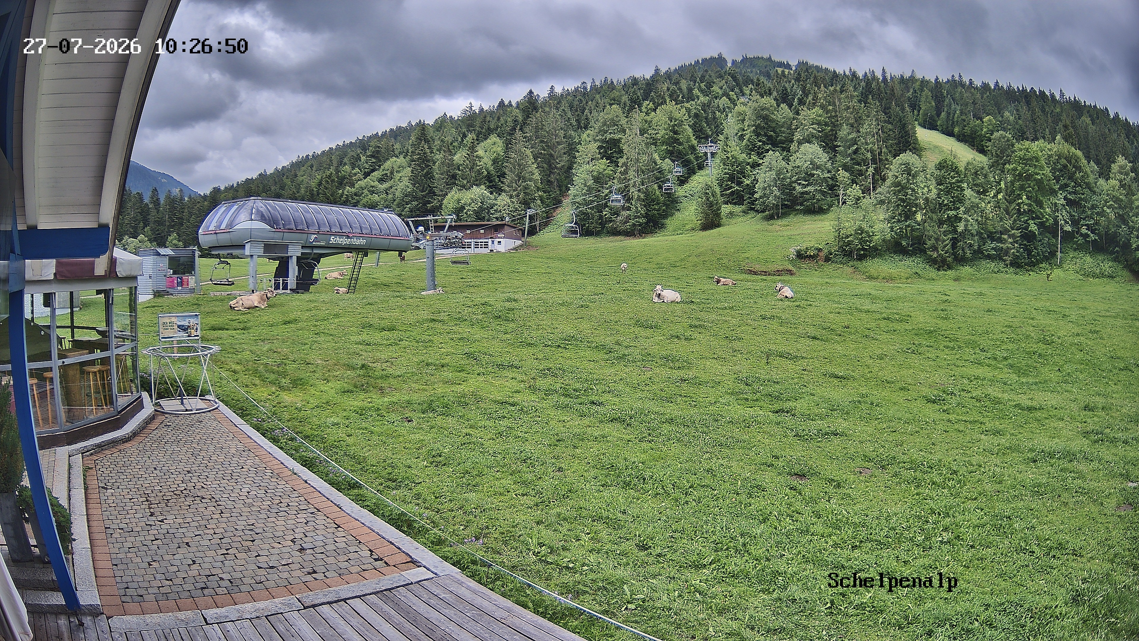 Archived image Webcam Balderschwang - Restaurant Schelpenalp