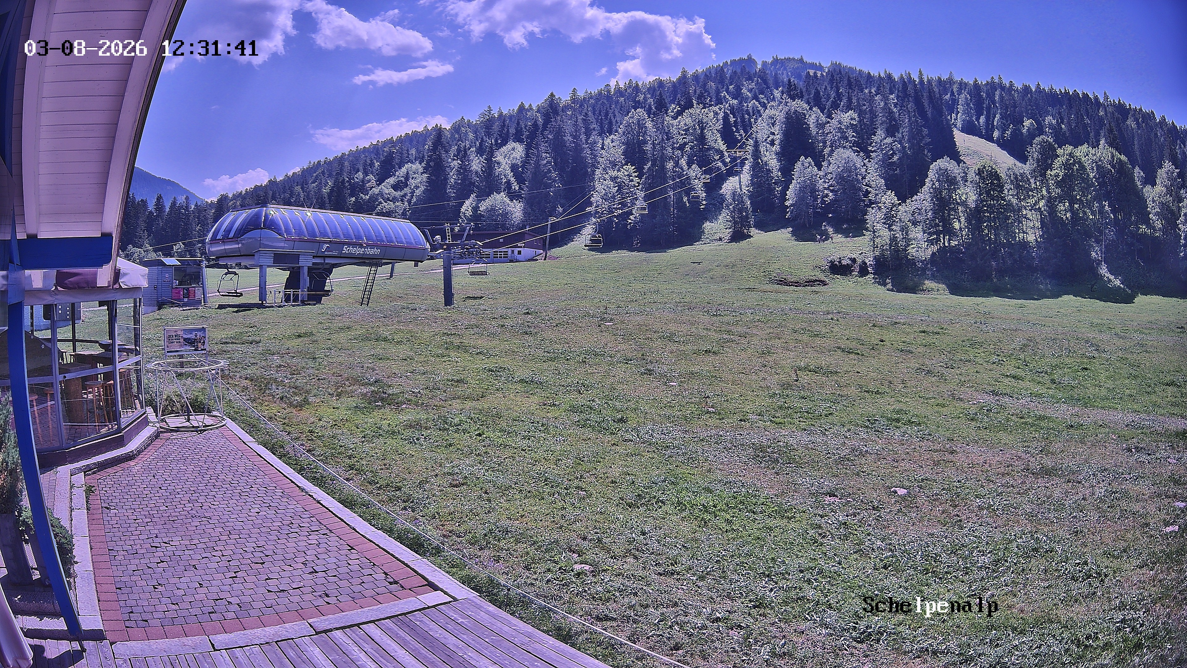 Archived image Webcam Balderschwang - Restaurant Schelpenalp
