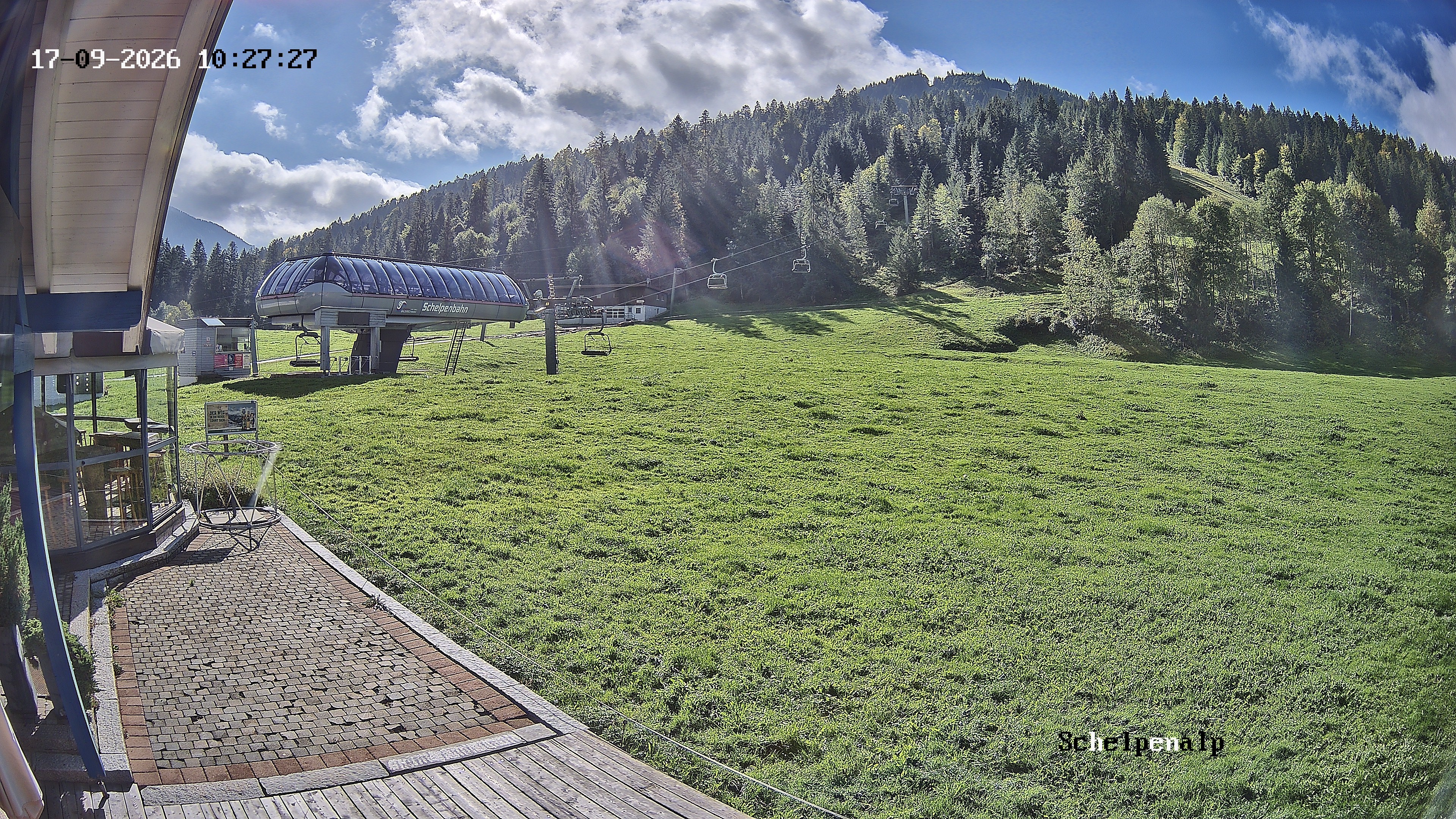 Archived image Webcam Balderschwang - Restaurant Schelpenalp