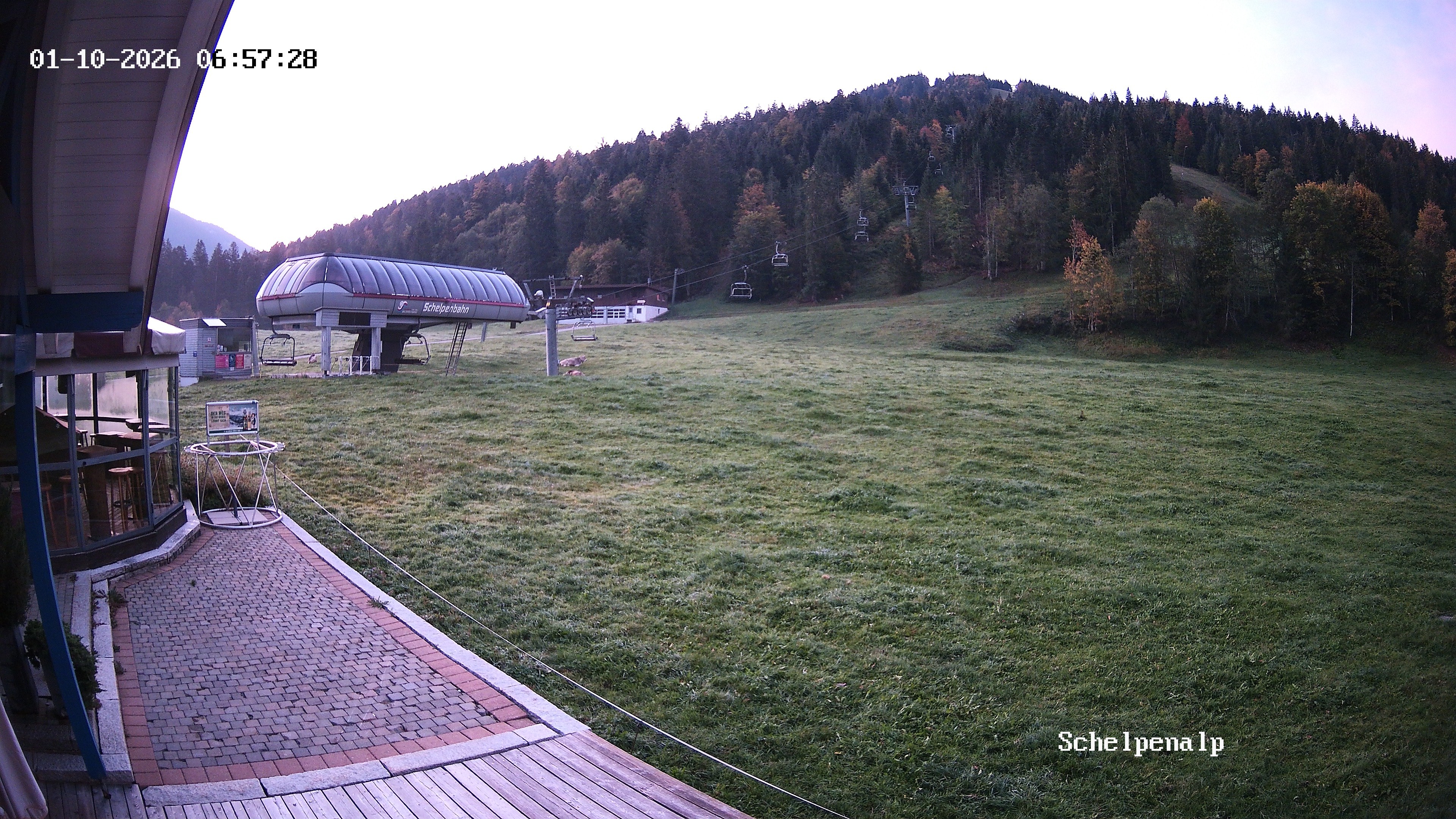 Archived image Webcam Balderschwang - Restaurant Schelpenalp