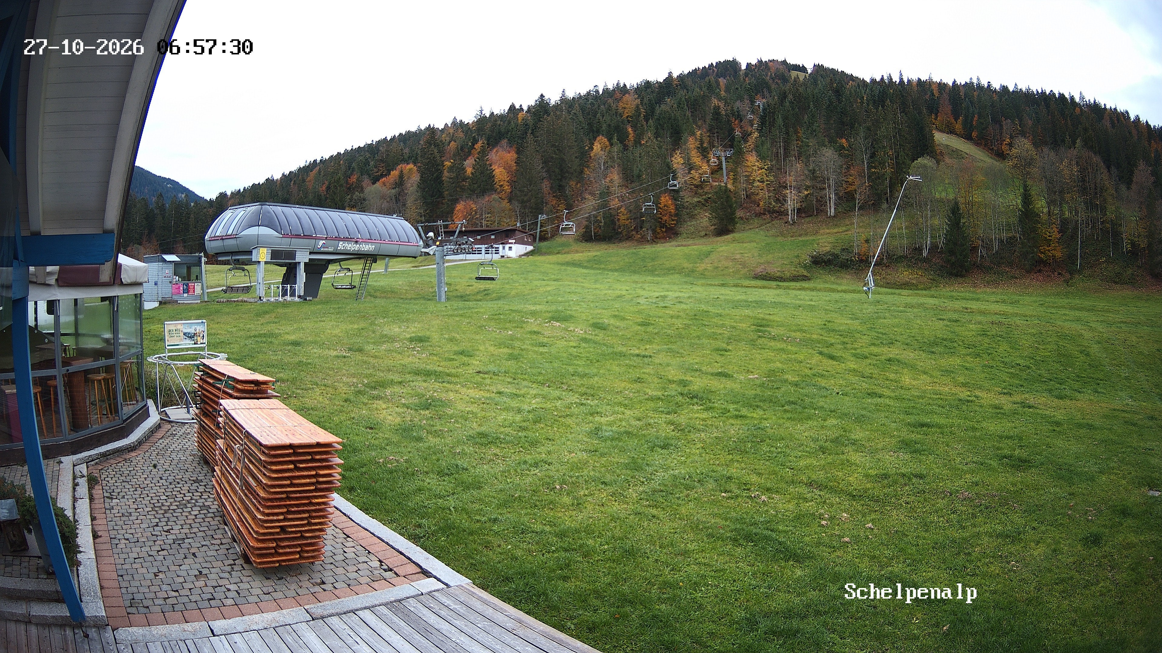 Archived image Webcam Balderschwang - Restaurant Schelpenalp