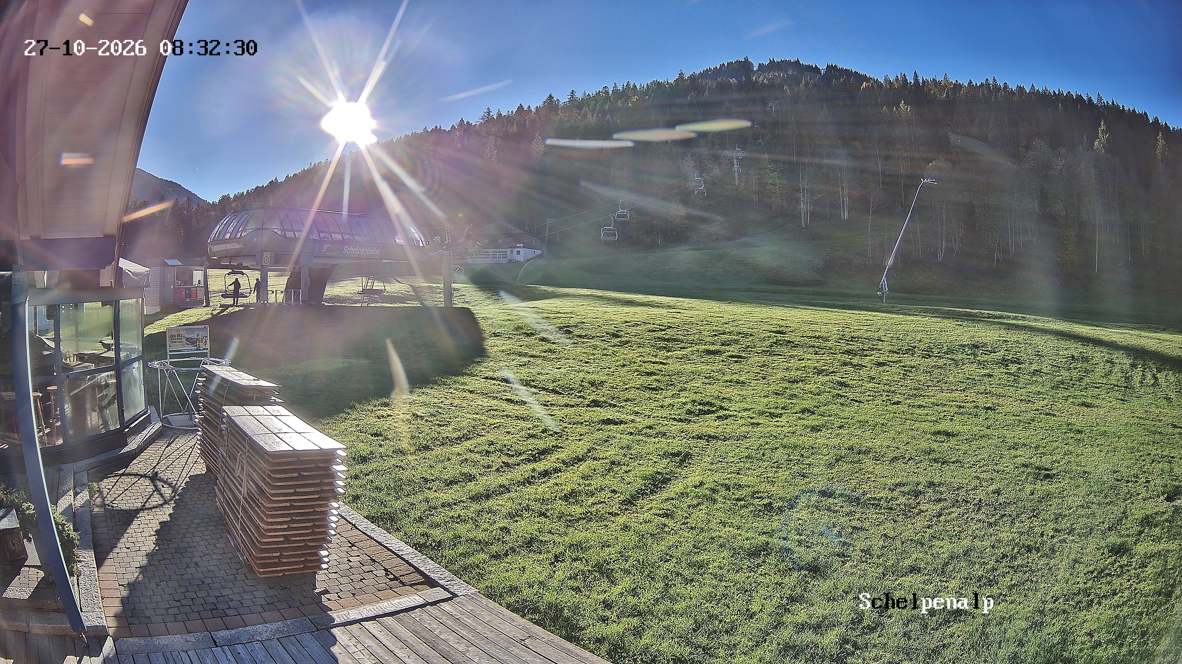 Archived image Webcam Balderschwang - Restaurant Schelpenalp