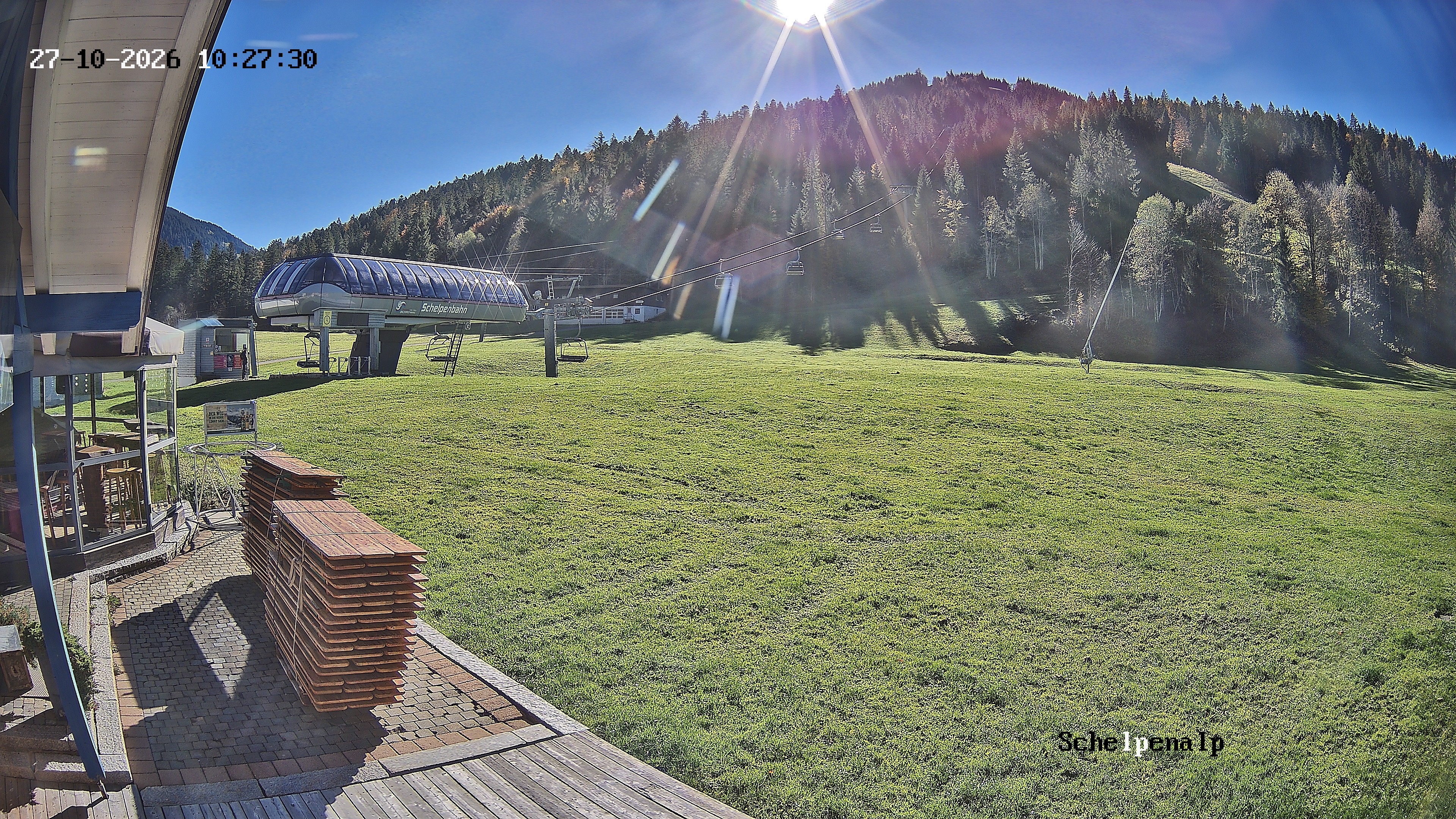Archived image Webcam Balderschwang - Restaurant Schelpenalp