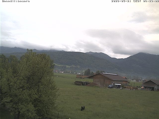 Archived image Webcam Benediktenwand (Bavaria)