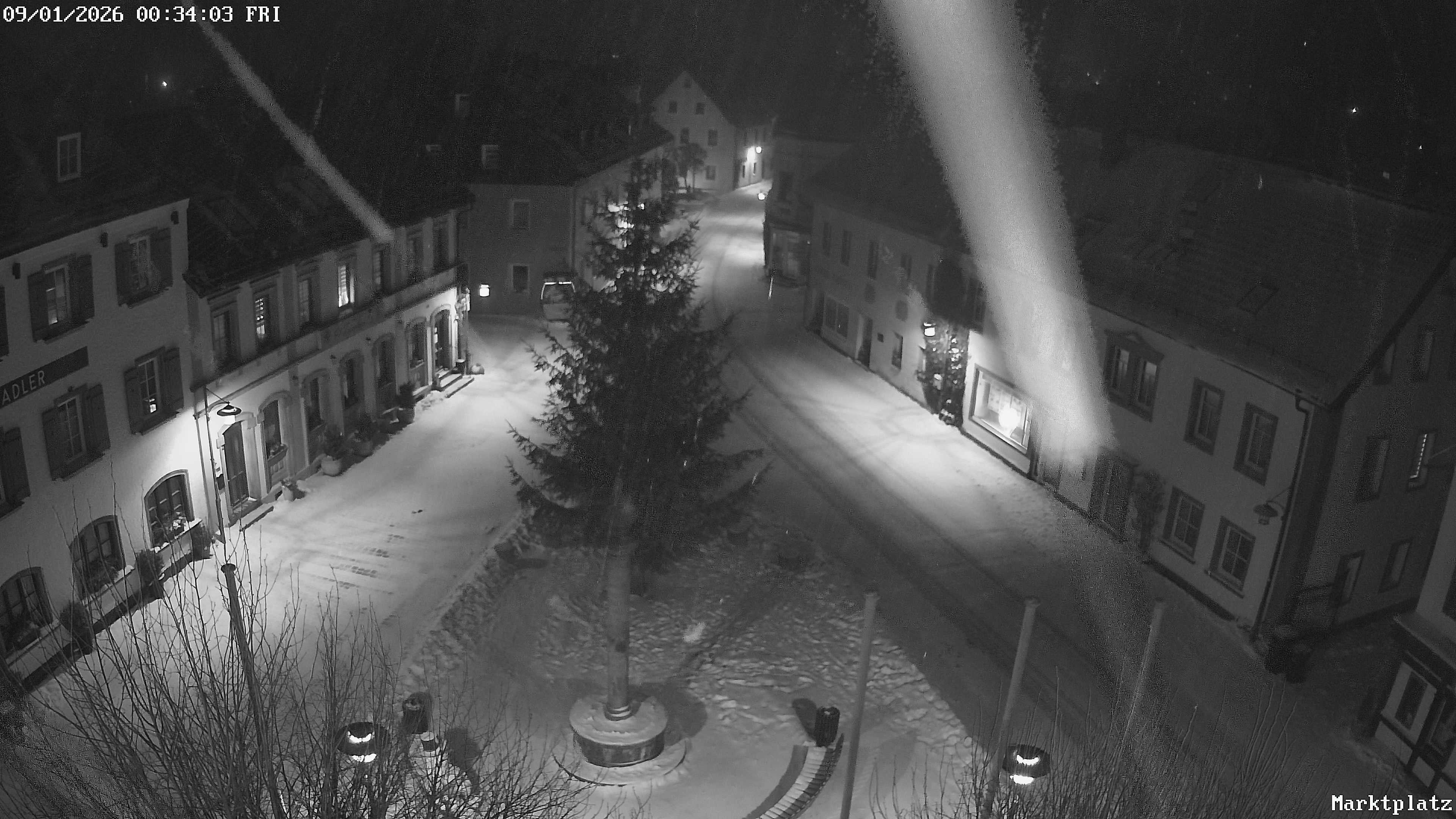 Archiv Foto Webcam Marktplatz von Bischofsgrün