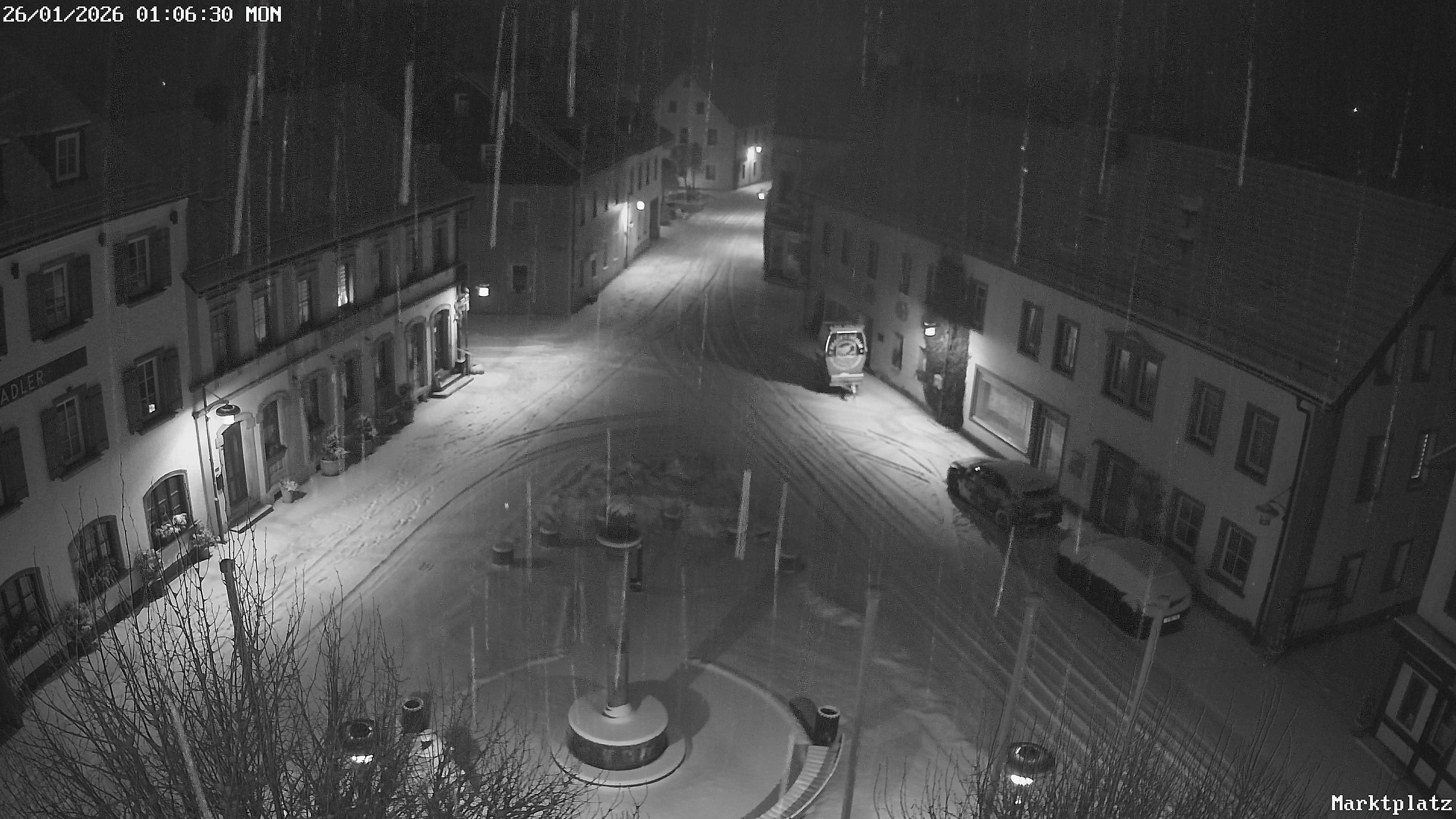 Archiv Foto Webcam Marktplatz von Bischofsgrün