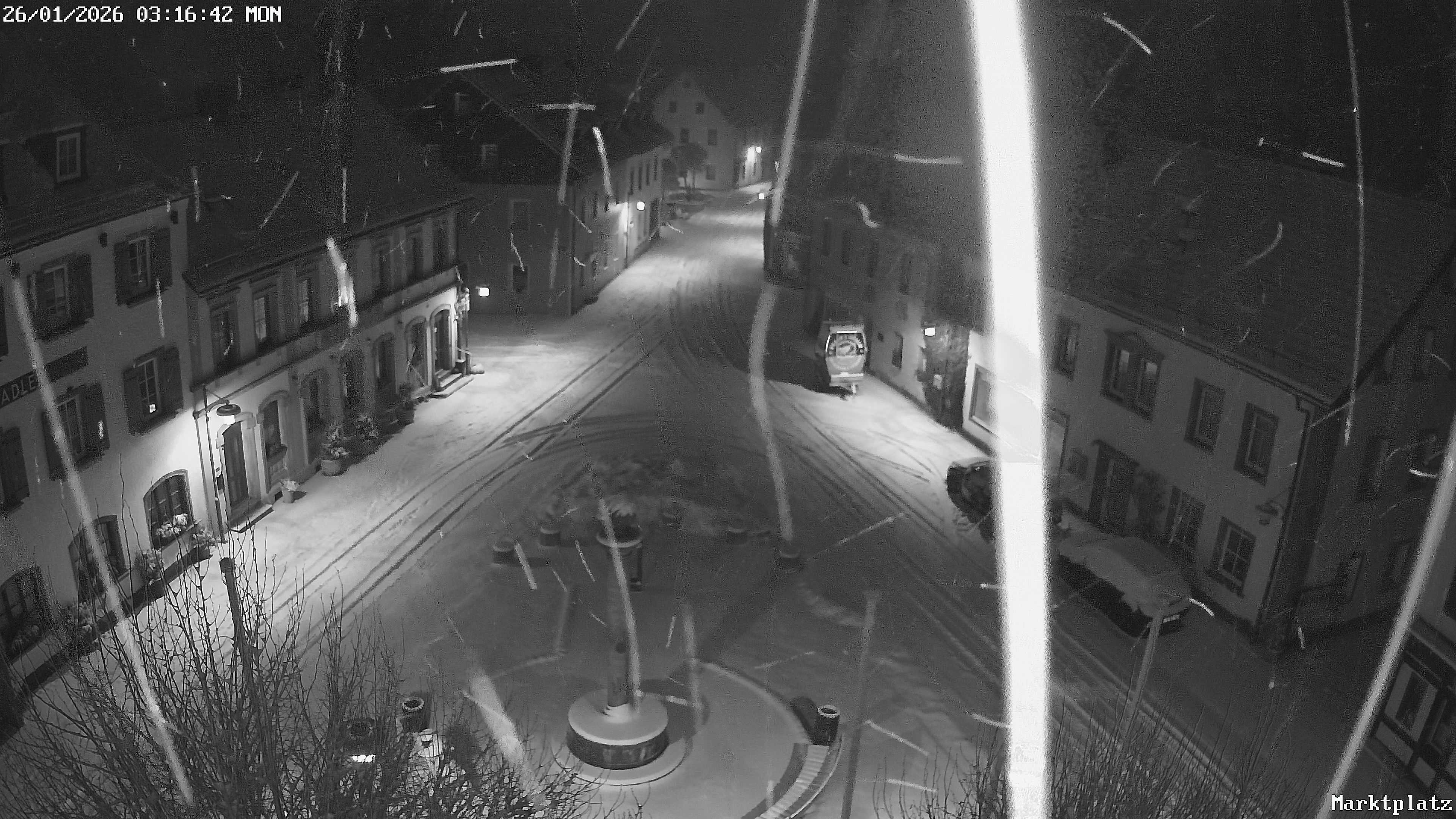 Archiv Foto Webcam Marktplatz von Bischofsgrün
