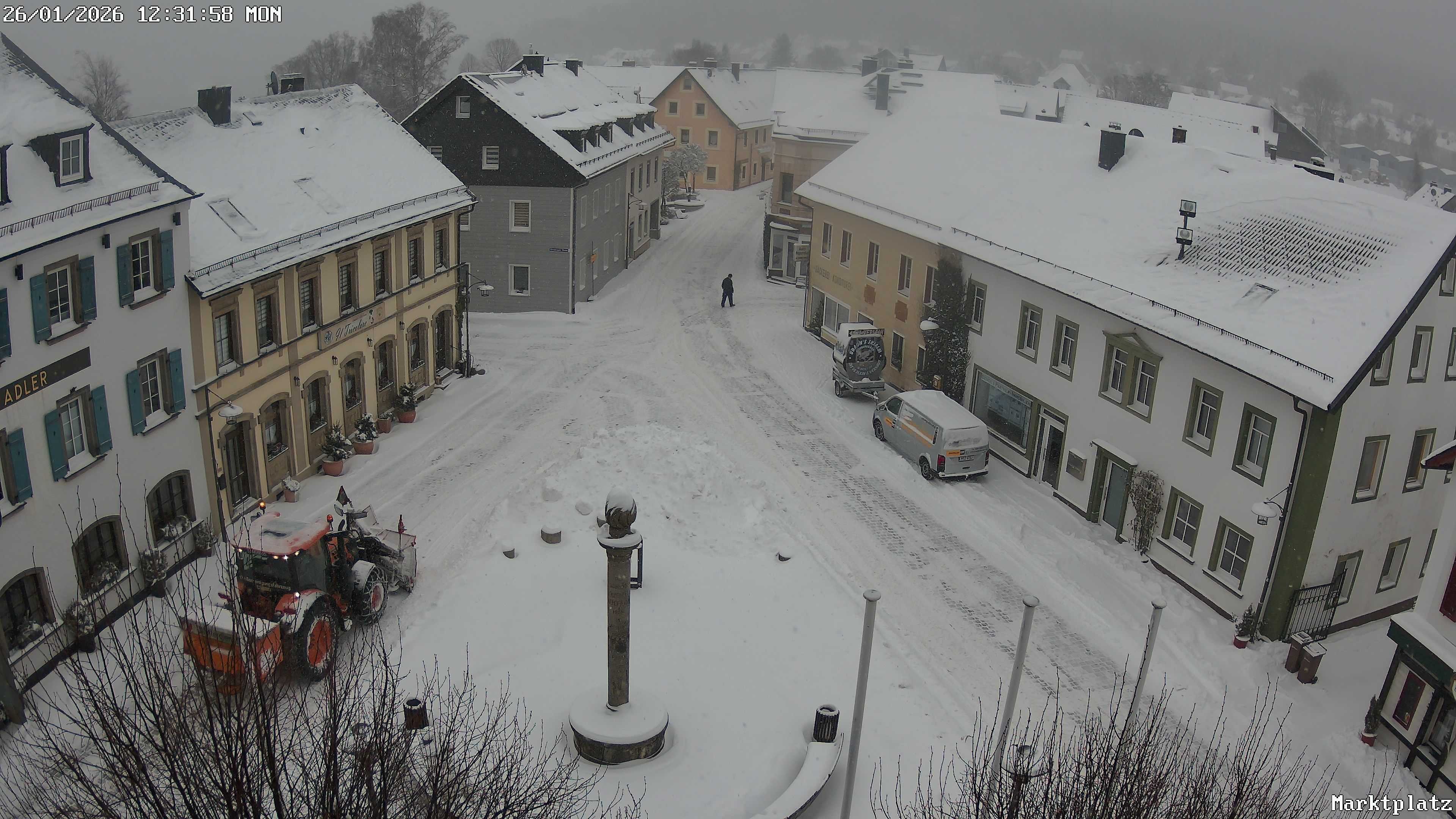 Archiv Foto Webcam Marktplatz von Bischofsgrün