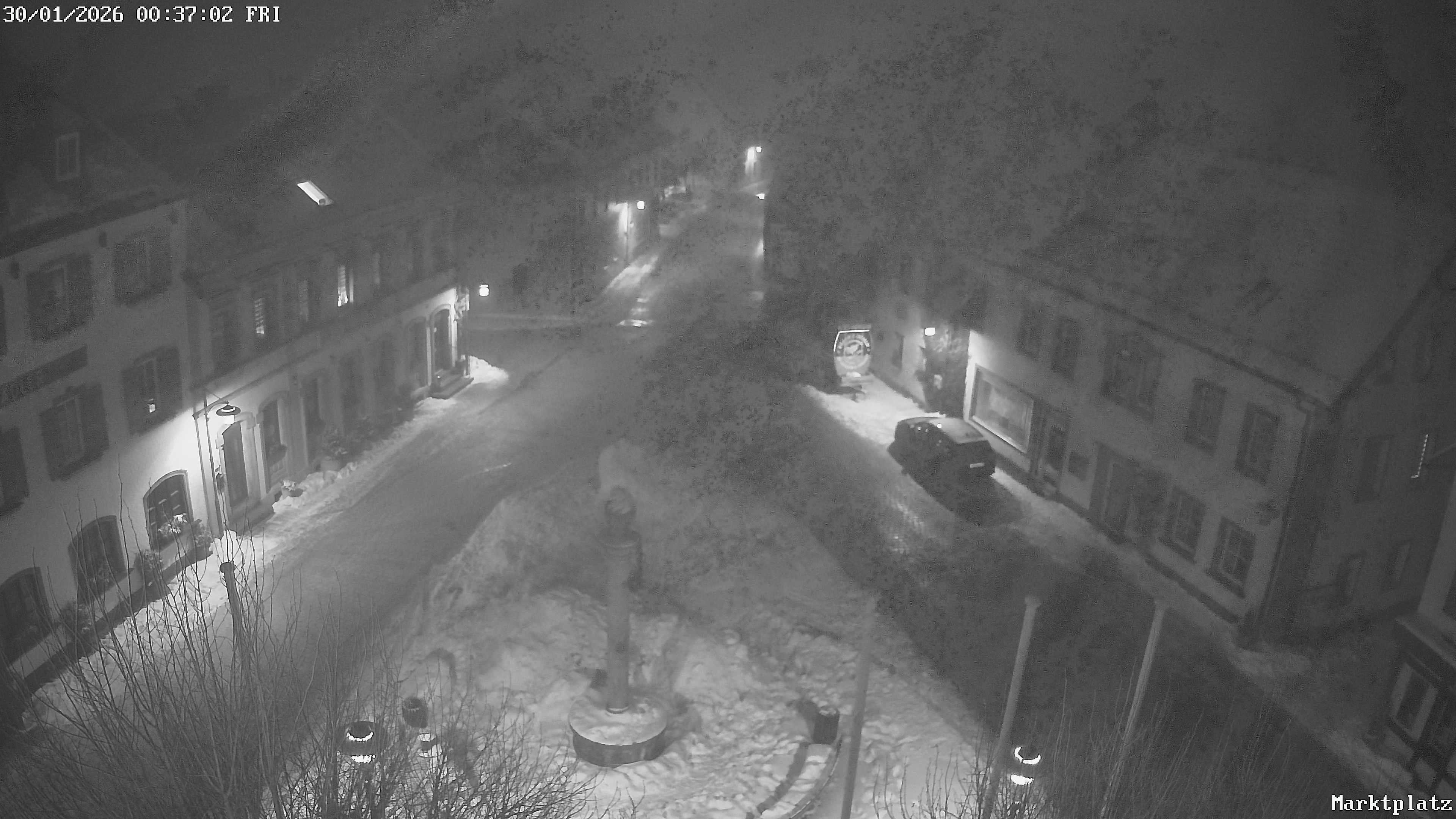 Archiv Foto Webcam Marktplatz von Bischofsgrün