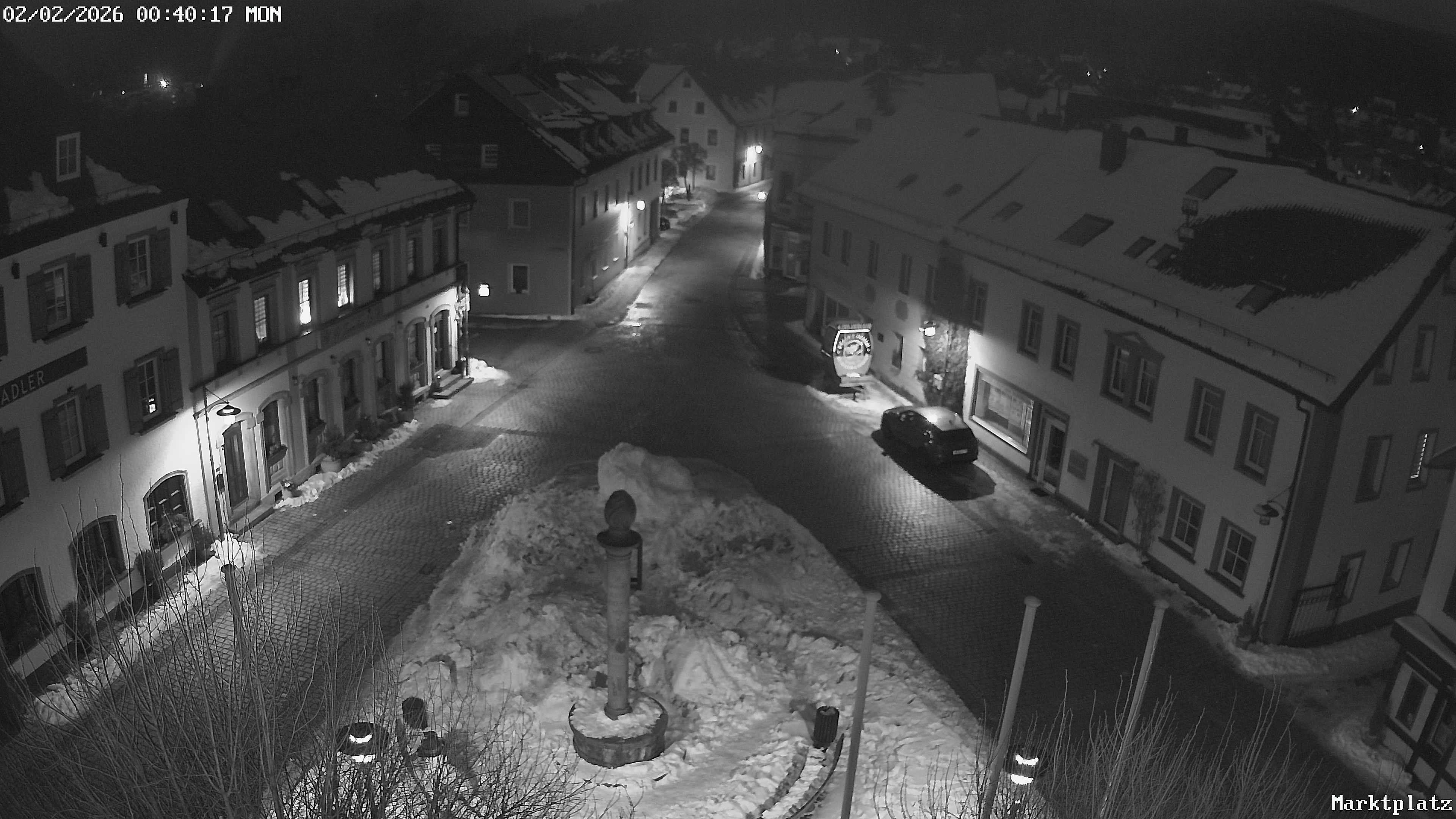 Archiv Foto Webcam Marktplatz von Bischofsgrün