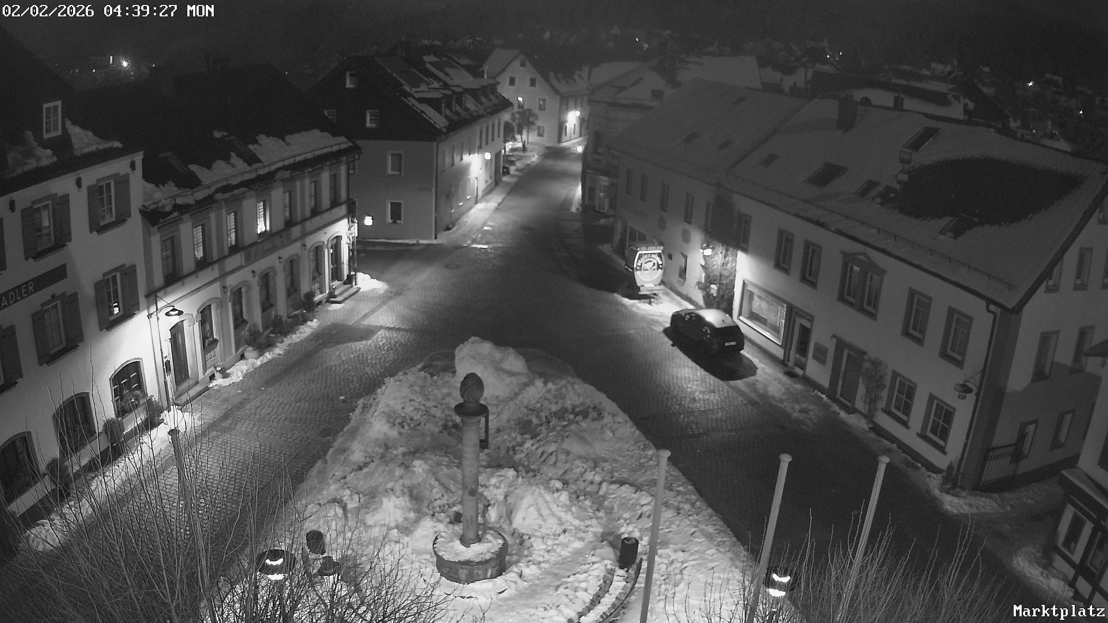 Archiv Foto Webcam Marktplatz von Bischofsgrün