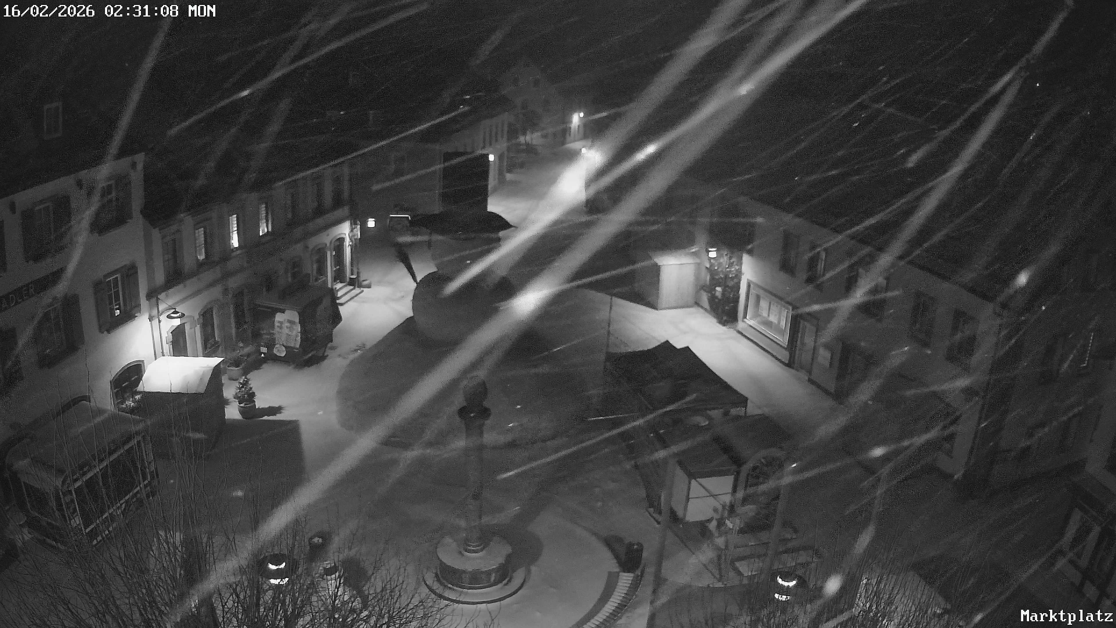 Archiv Foto Webcam Marktplatz von Bischofsgrün