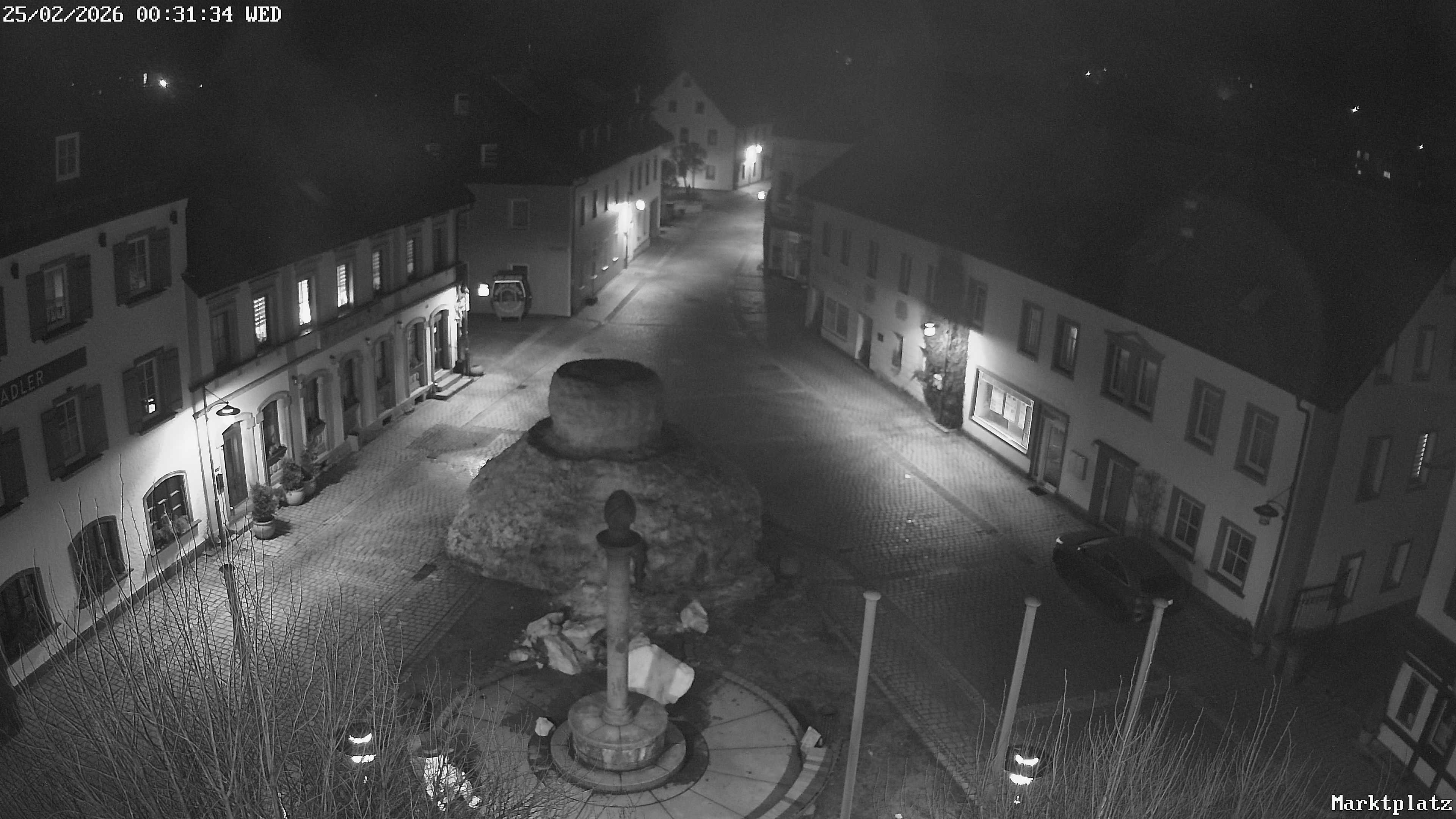 Archiv Foto Webcam Marktplatz von Bischofsgrün