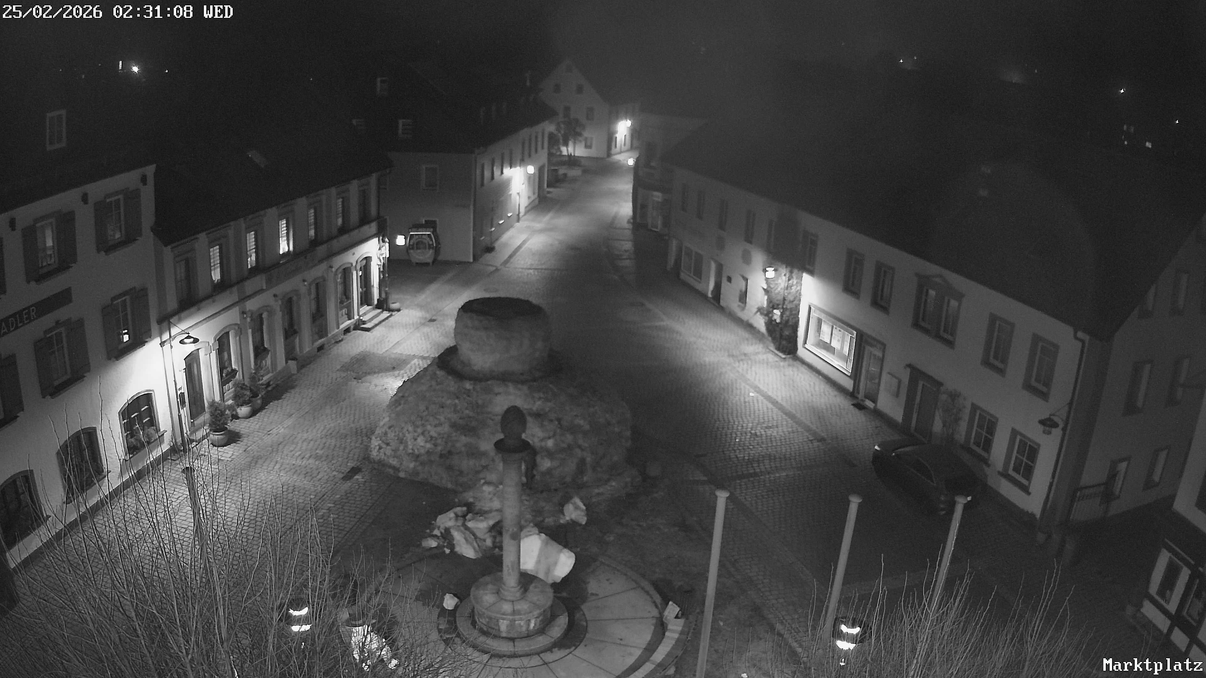 Archiv Foto Webcam Marktplatz von Bischofsgrün