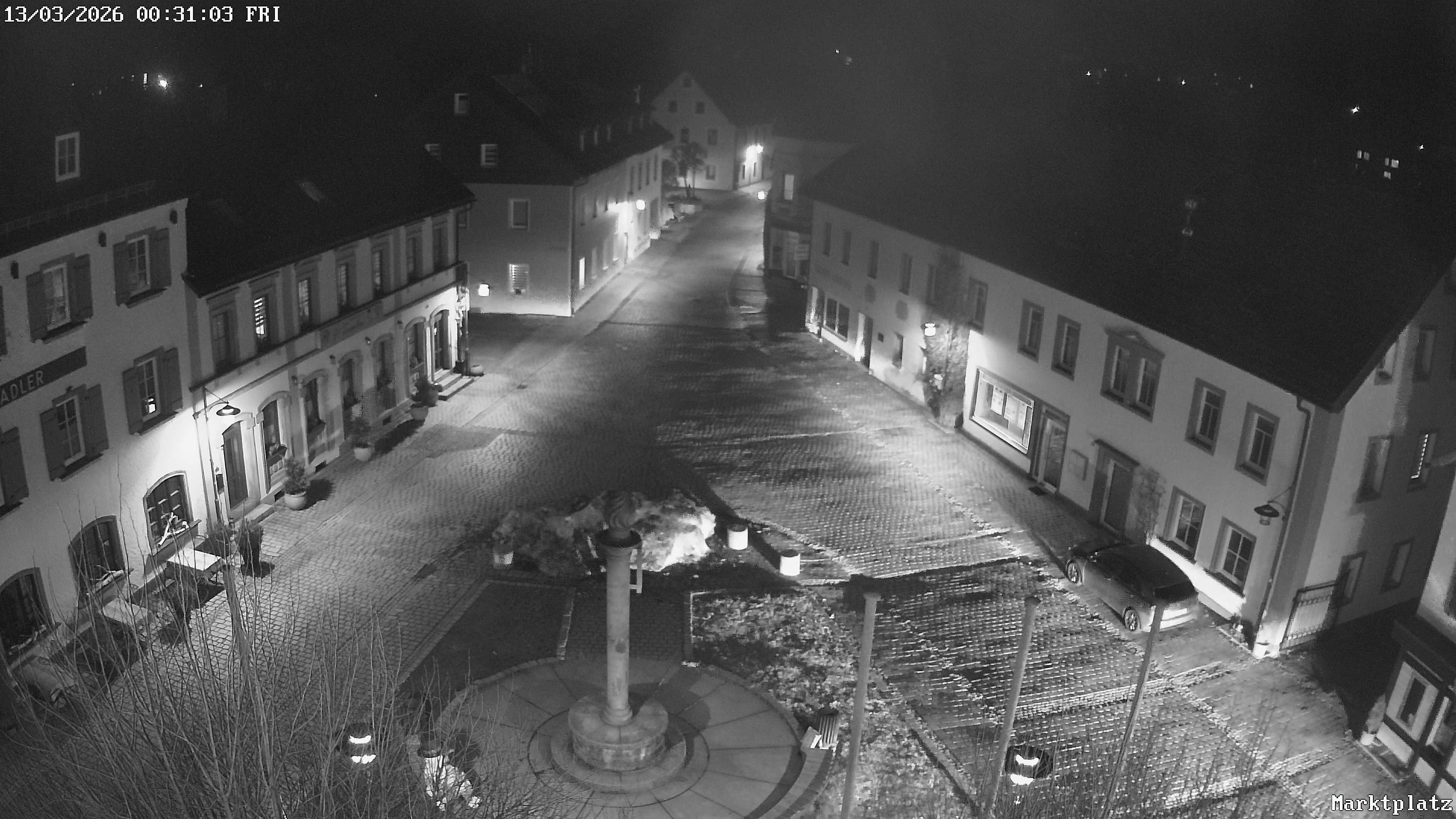 Archiv Foto Webcam Marktplatz von Bischofsgrün