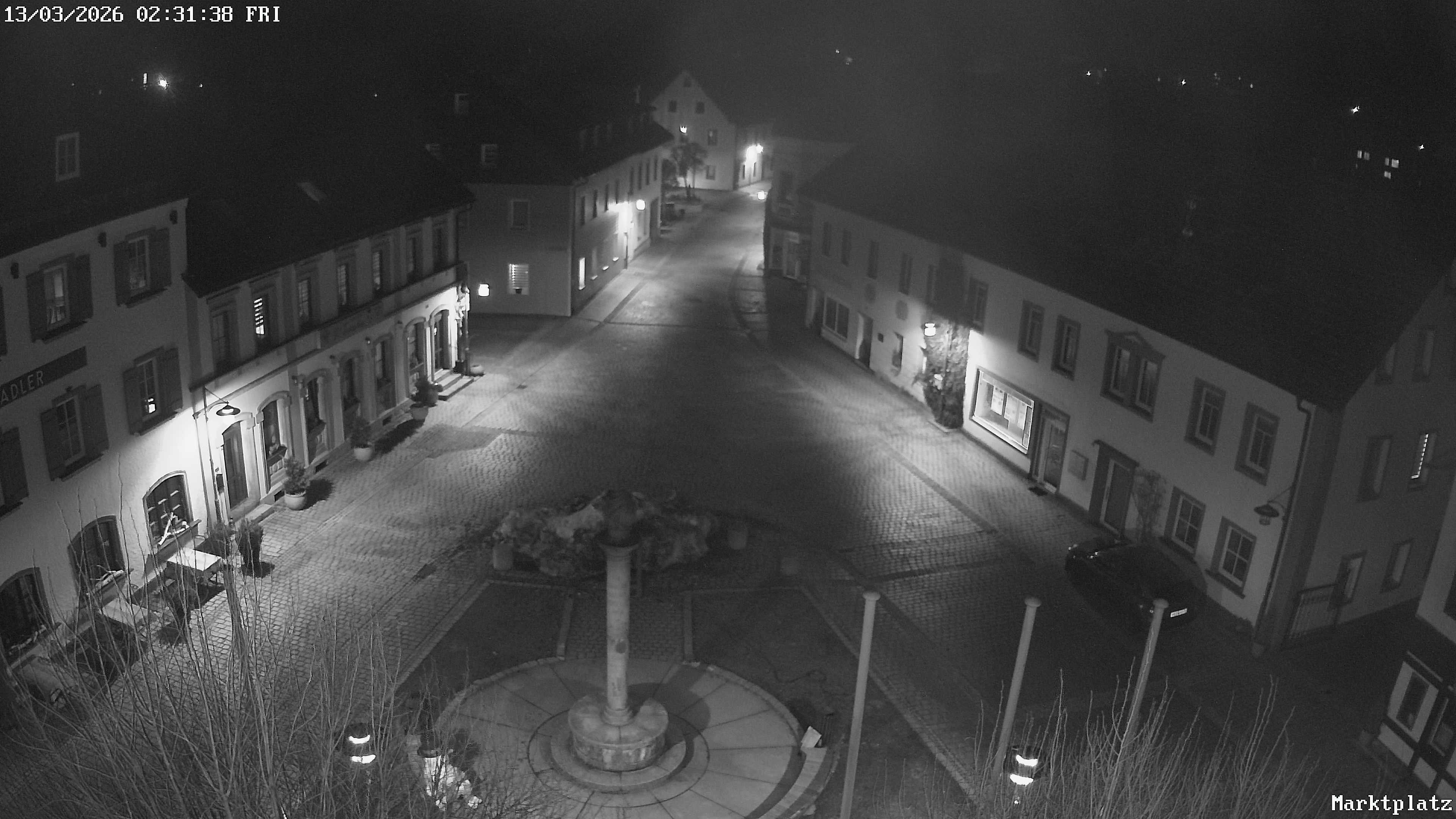Archiv Foto Webcam Marktplatz von Bischofsgrün