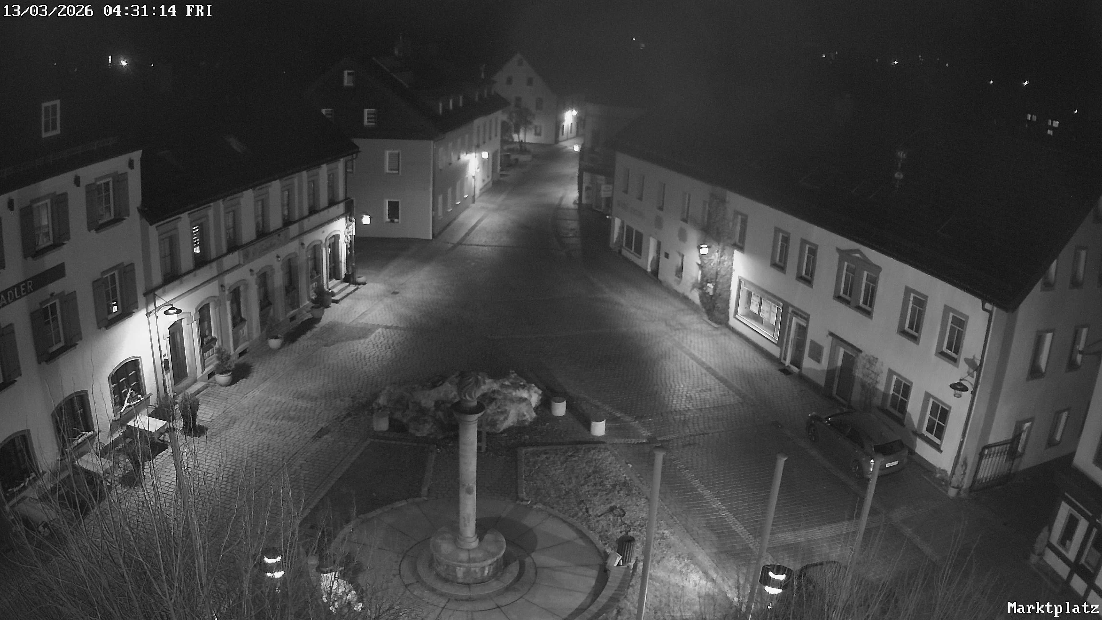 Archiv Foto Webcam Marktplatz von Bischofsgrün