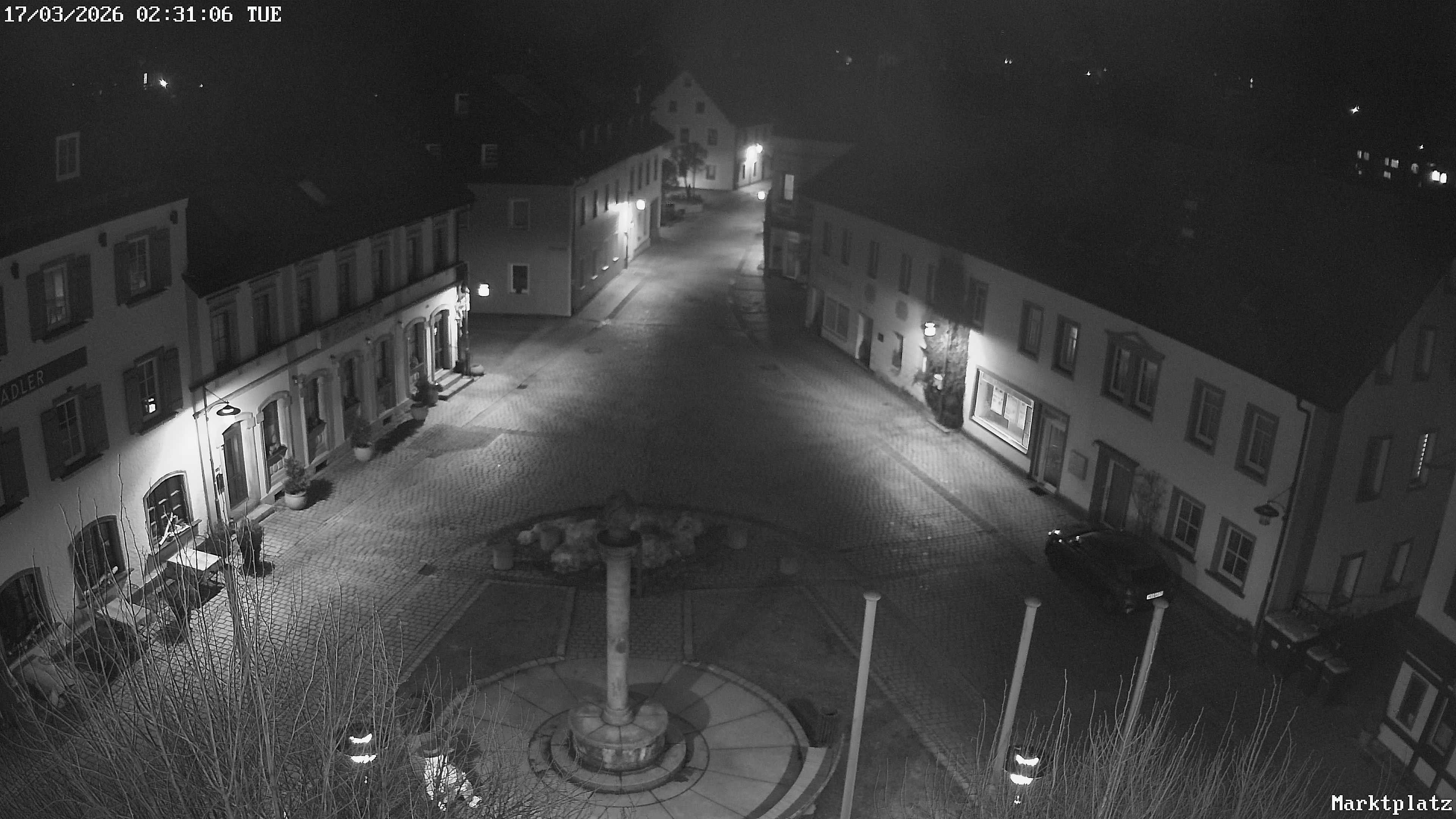 Archiv Foto Webcam Marktplatz von Bischofsgrün
