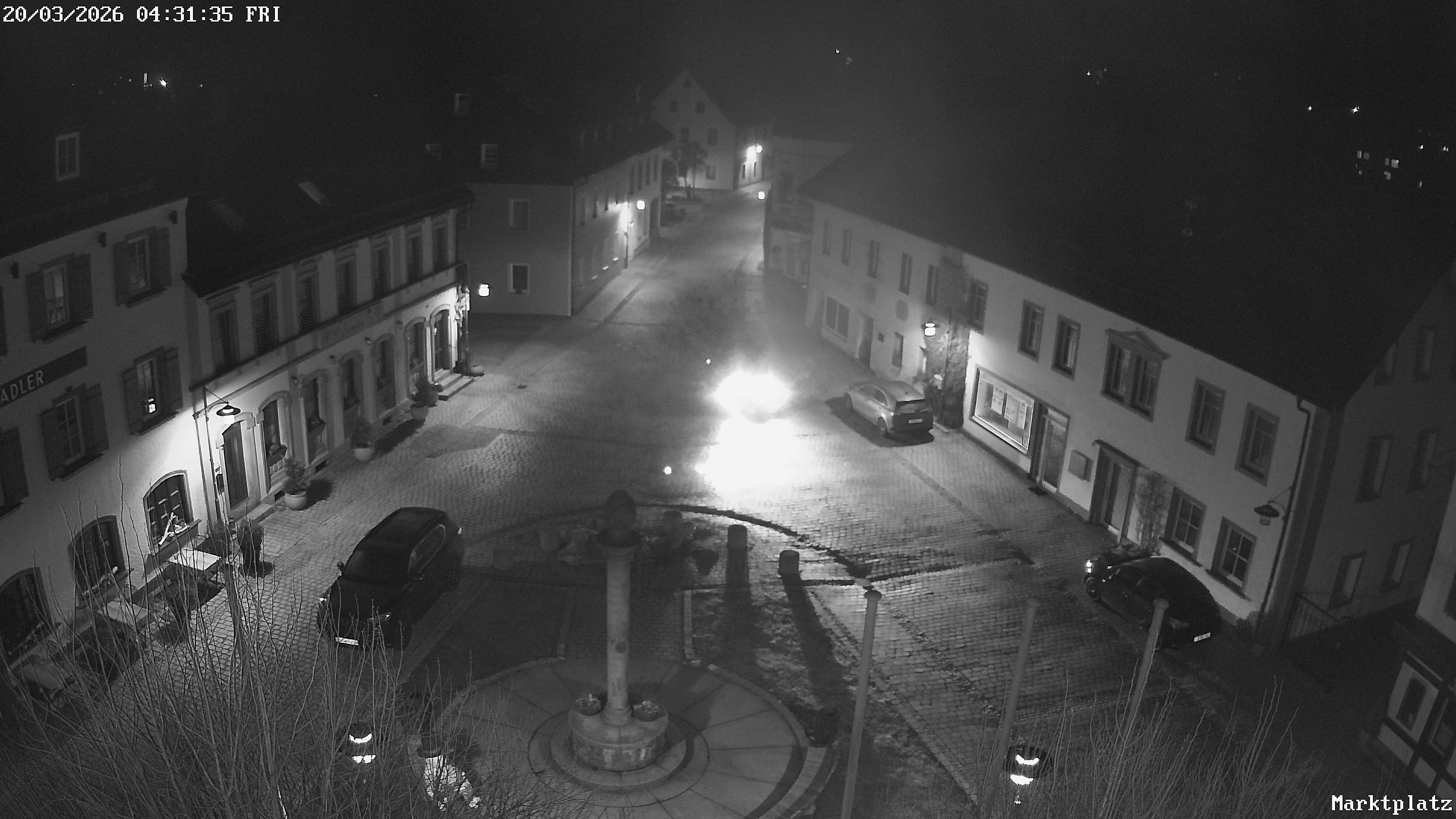 Archiv Foto Webcam Marktplatz von Bischofsgrün