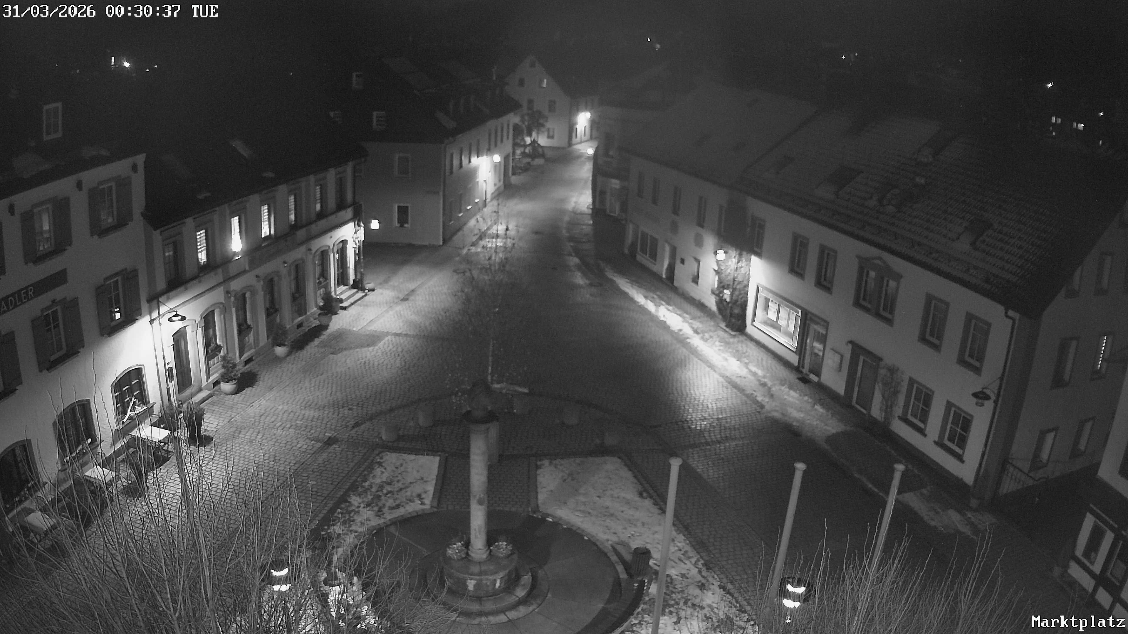 Archiv Foto Webcam Marktplatz von Bischofsgrün