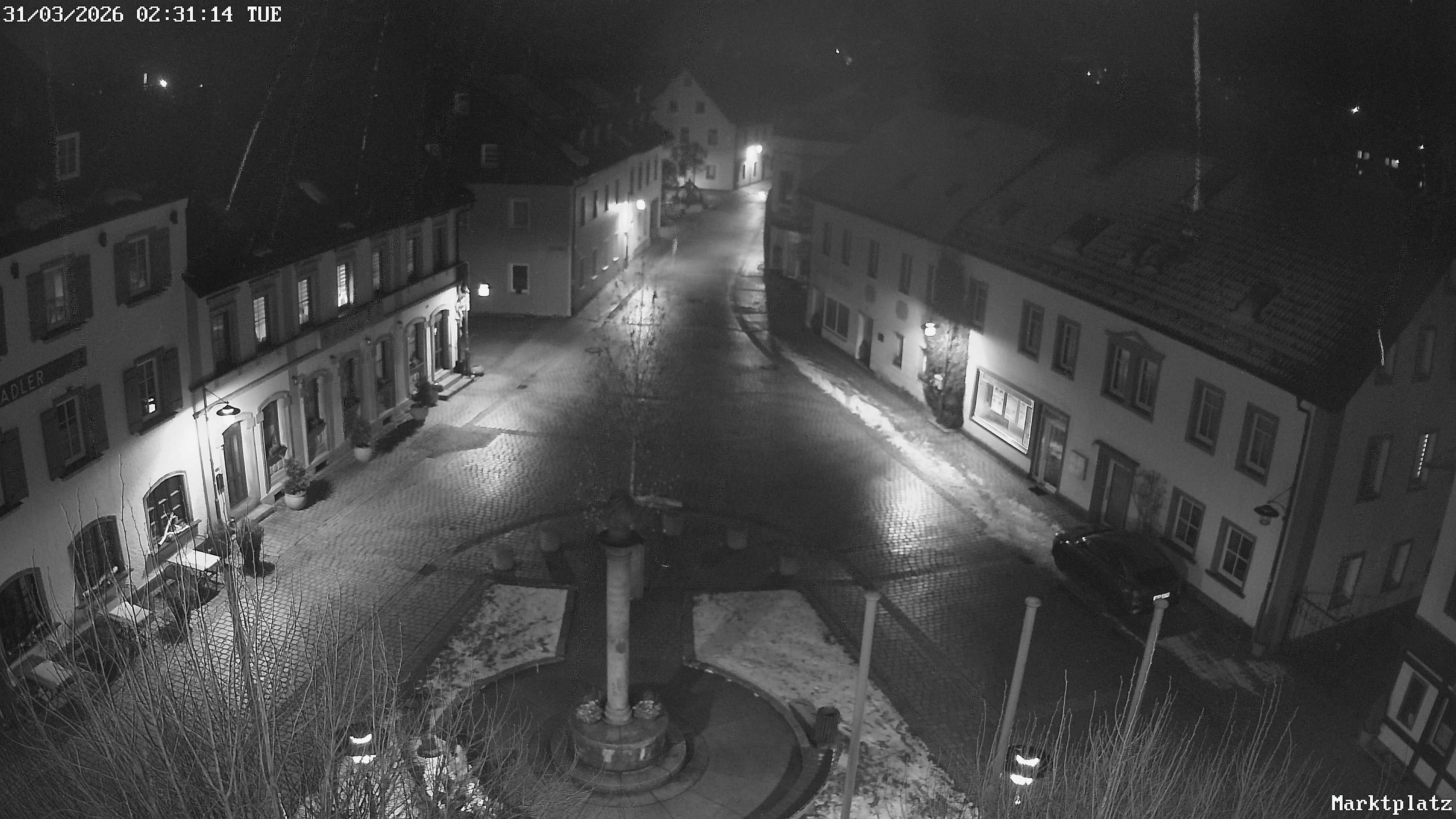 Archiv Foto Webcam Marktplatz von Bischofsgrün