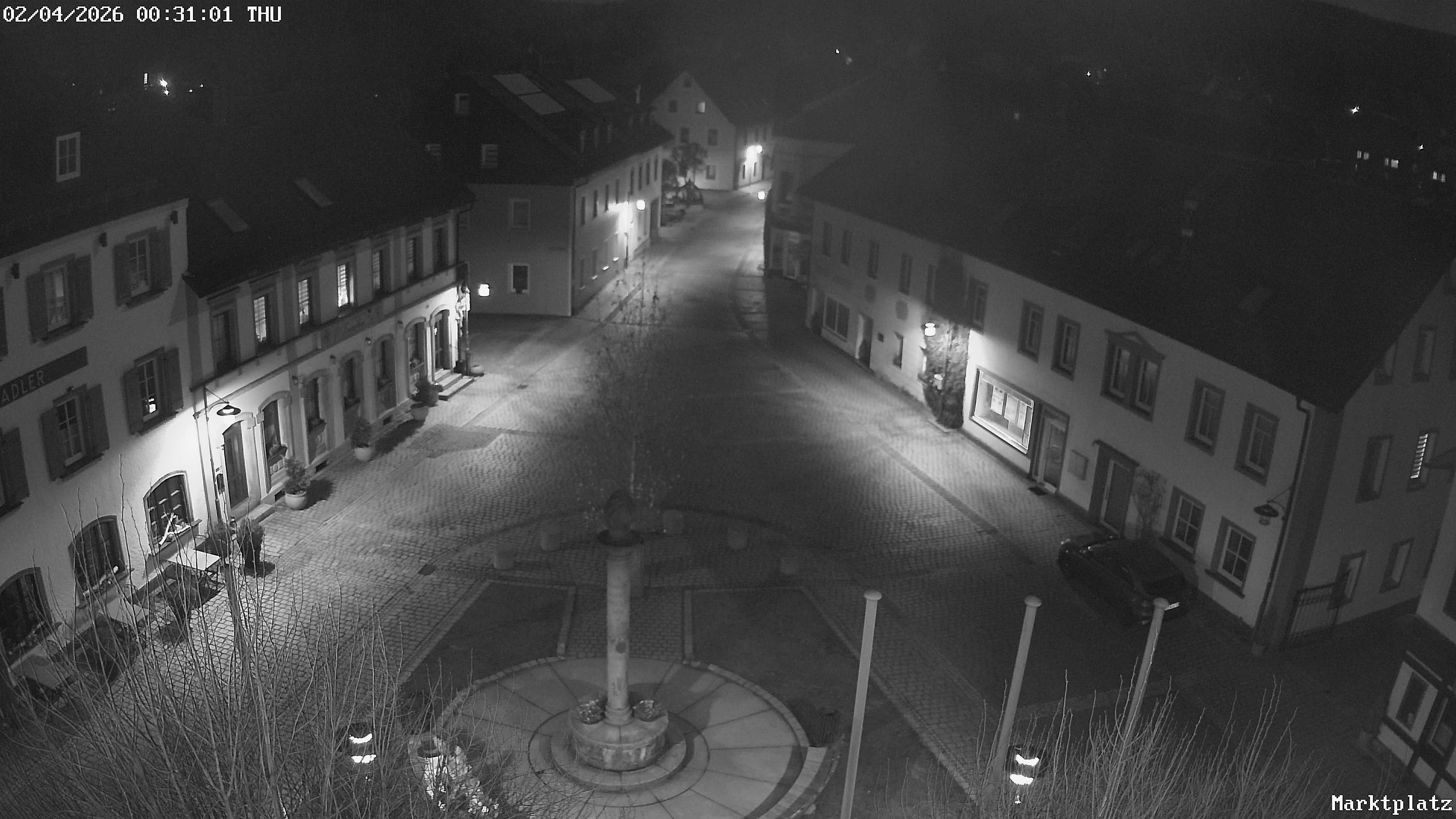 Archiv Foto Webcam Marktplatz von Bischofsgrün