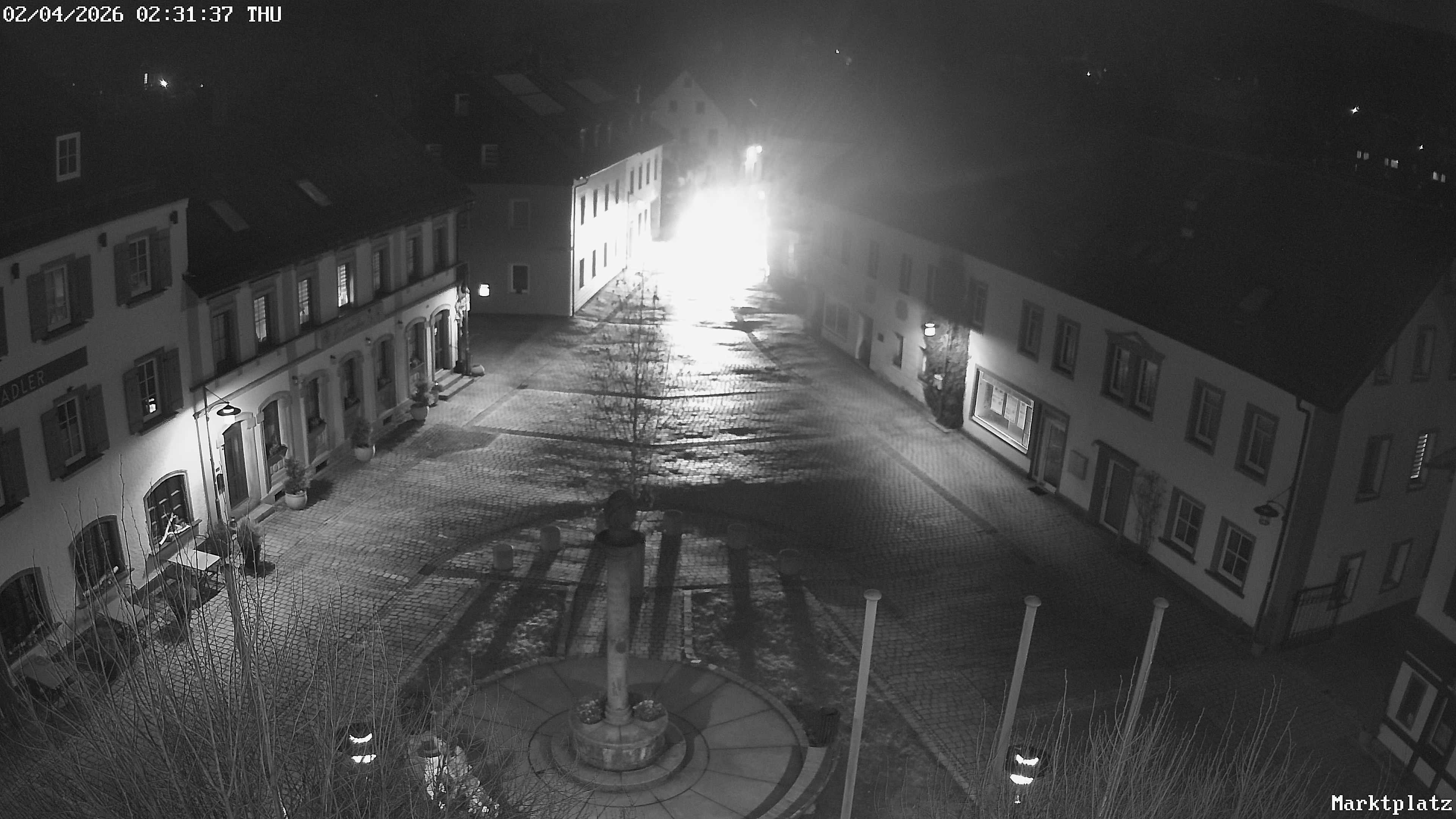 Archiv Foto Webcam Marktplatz von Bischofsgrün