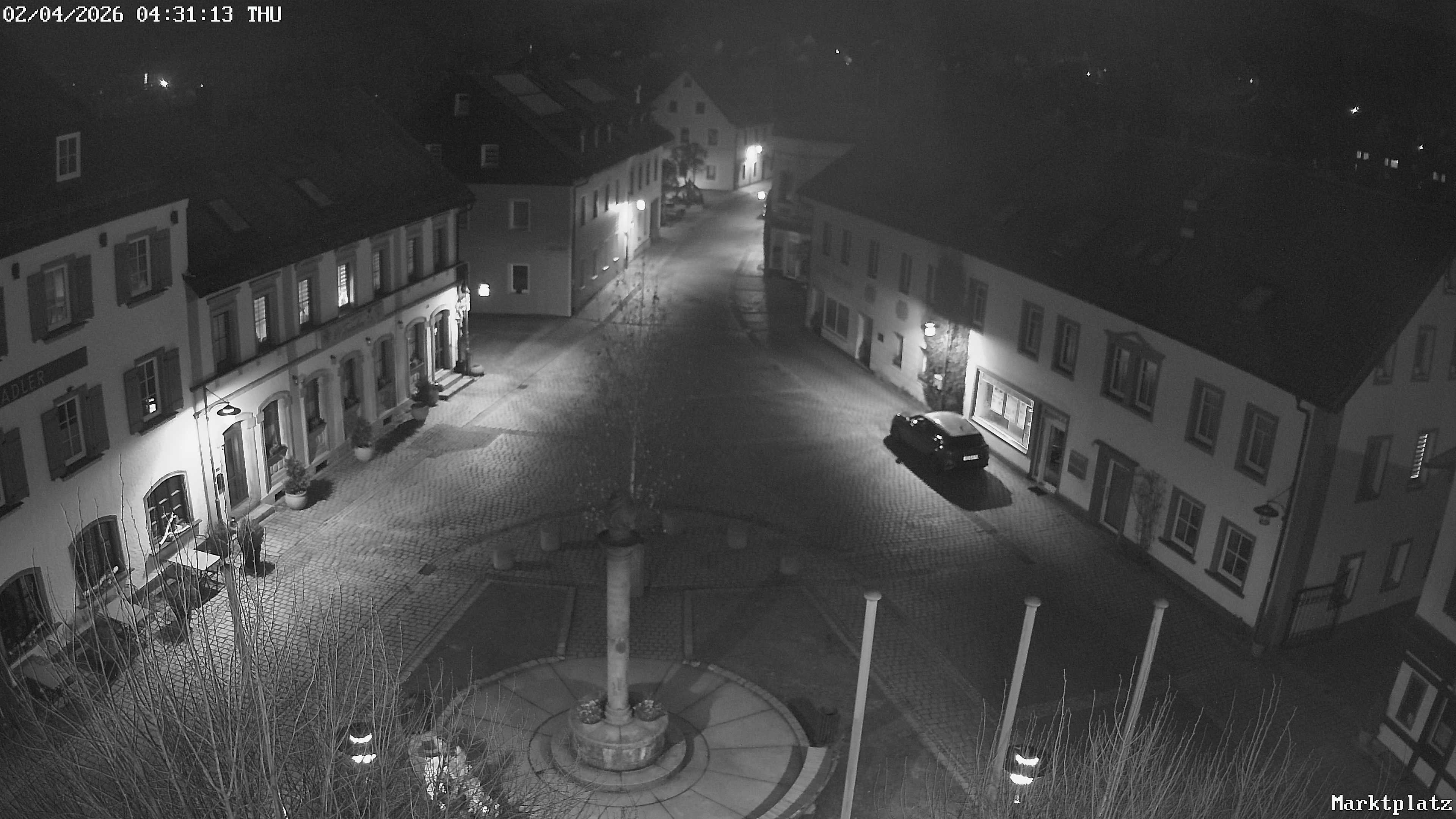 Archiv Foto Webcam Marktplatz von Bischofsgrün