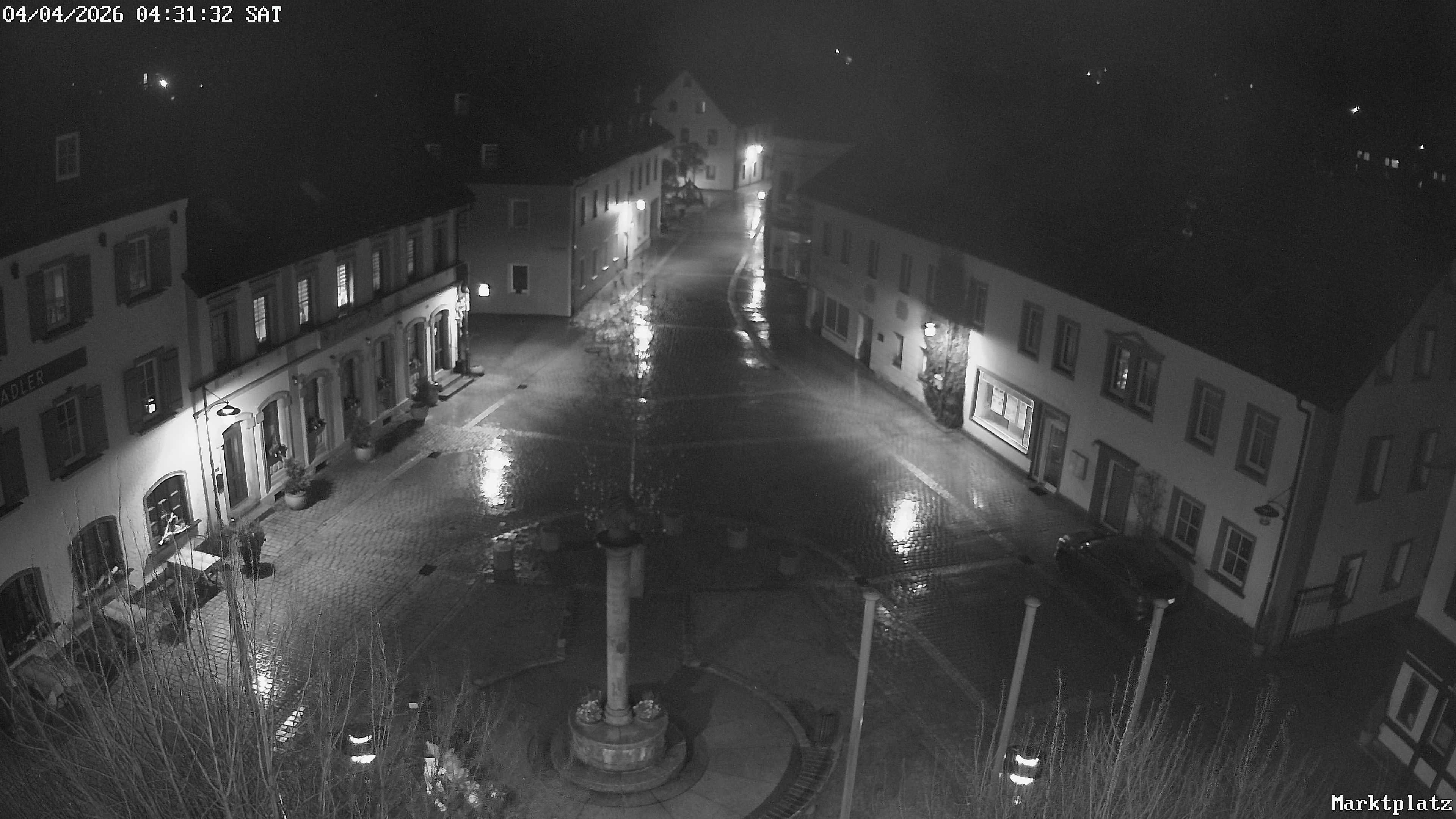 Archiv Foto Webcam Marktplatz von Bischofsgrün