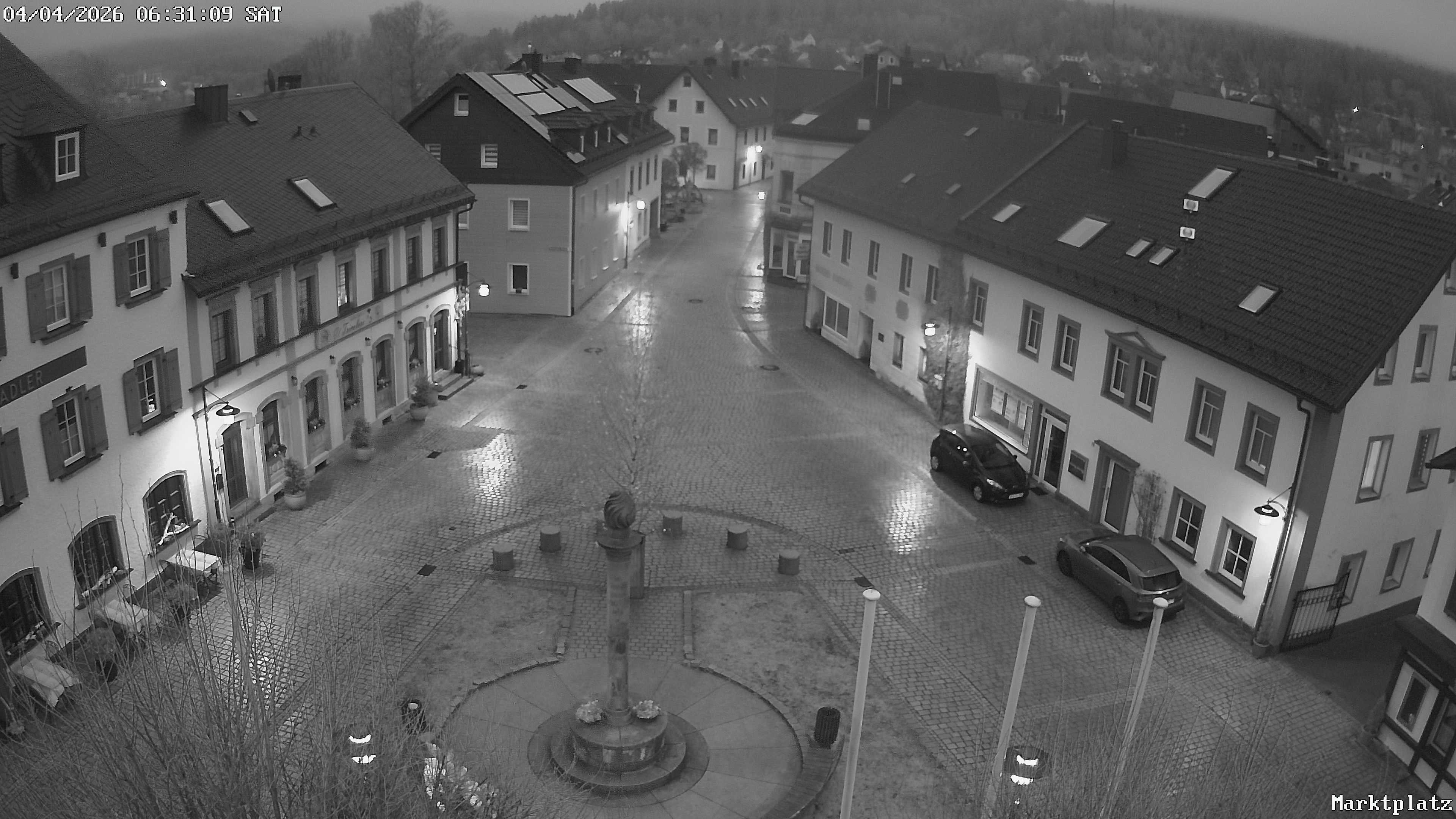 Archiv Foto Webcam Marktplatz von Bischofsgrün