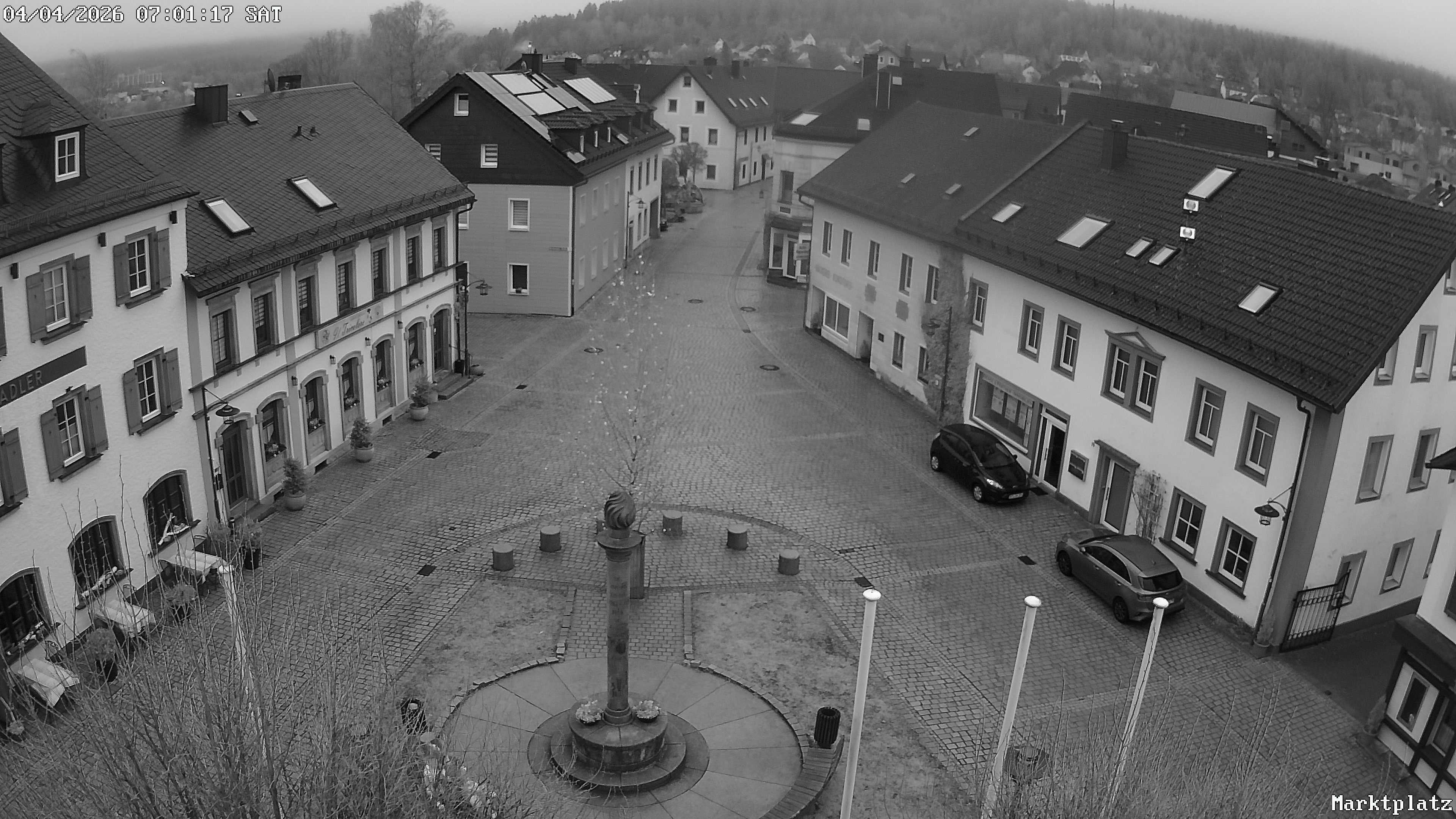 Archiv Foto Webcam Marktplatz von Bischofsgrün