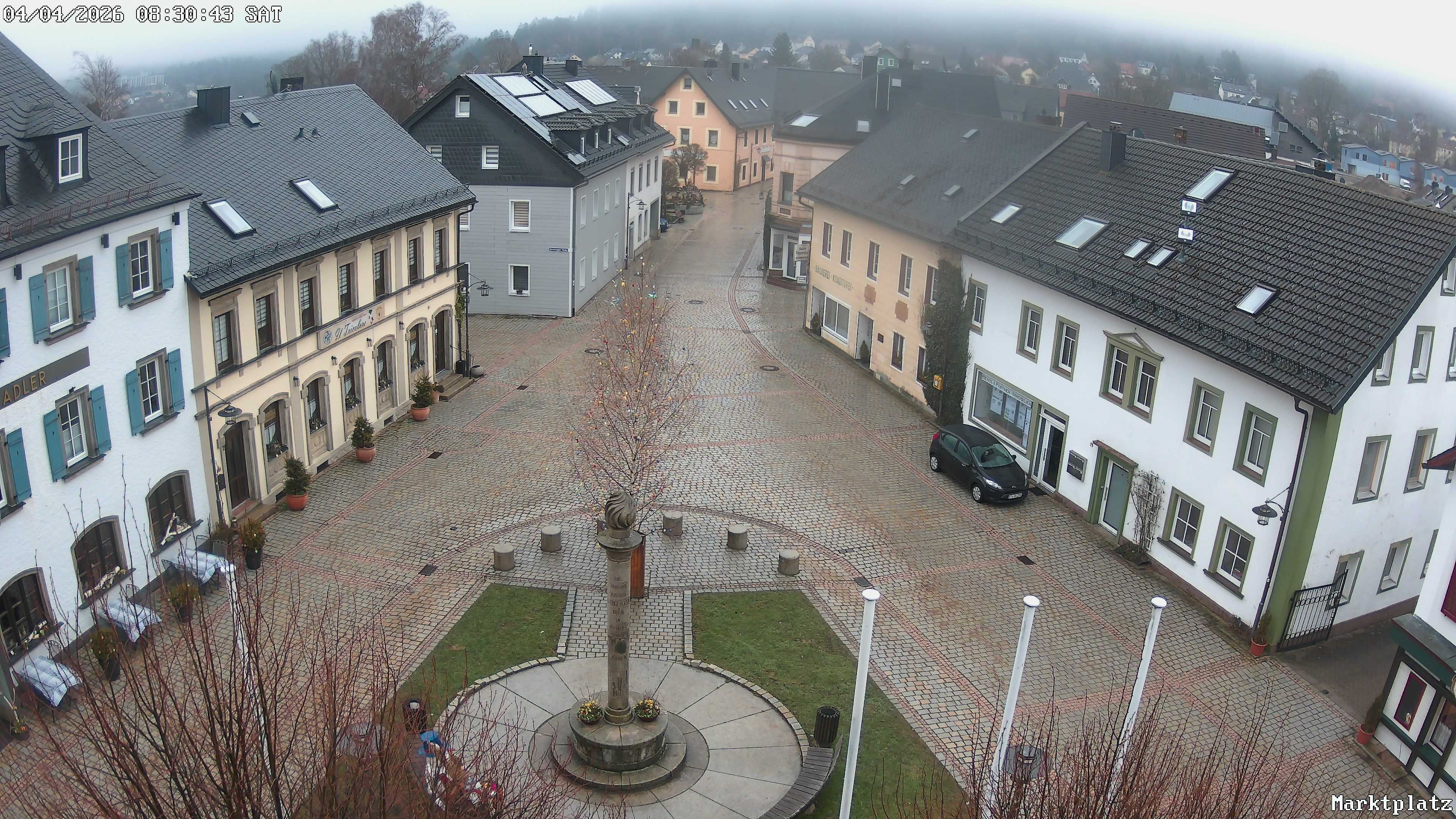 Archiv Foto Webcam Marktplatz von Bischofsgrün