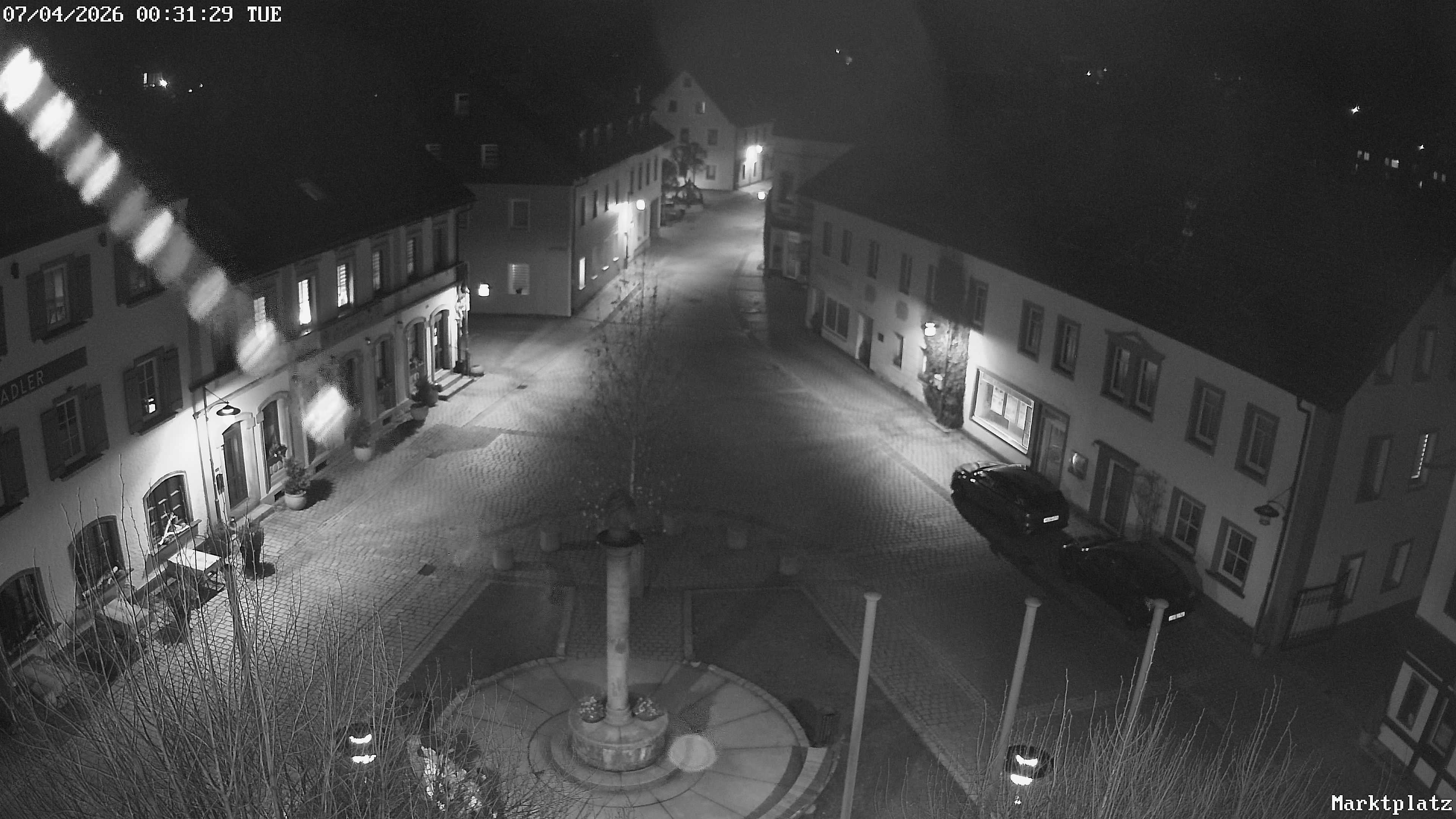 Archiv Foto Webcam Marktplatz von Bischofsgrün