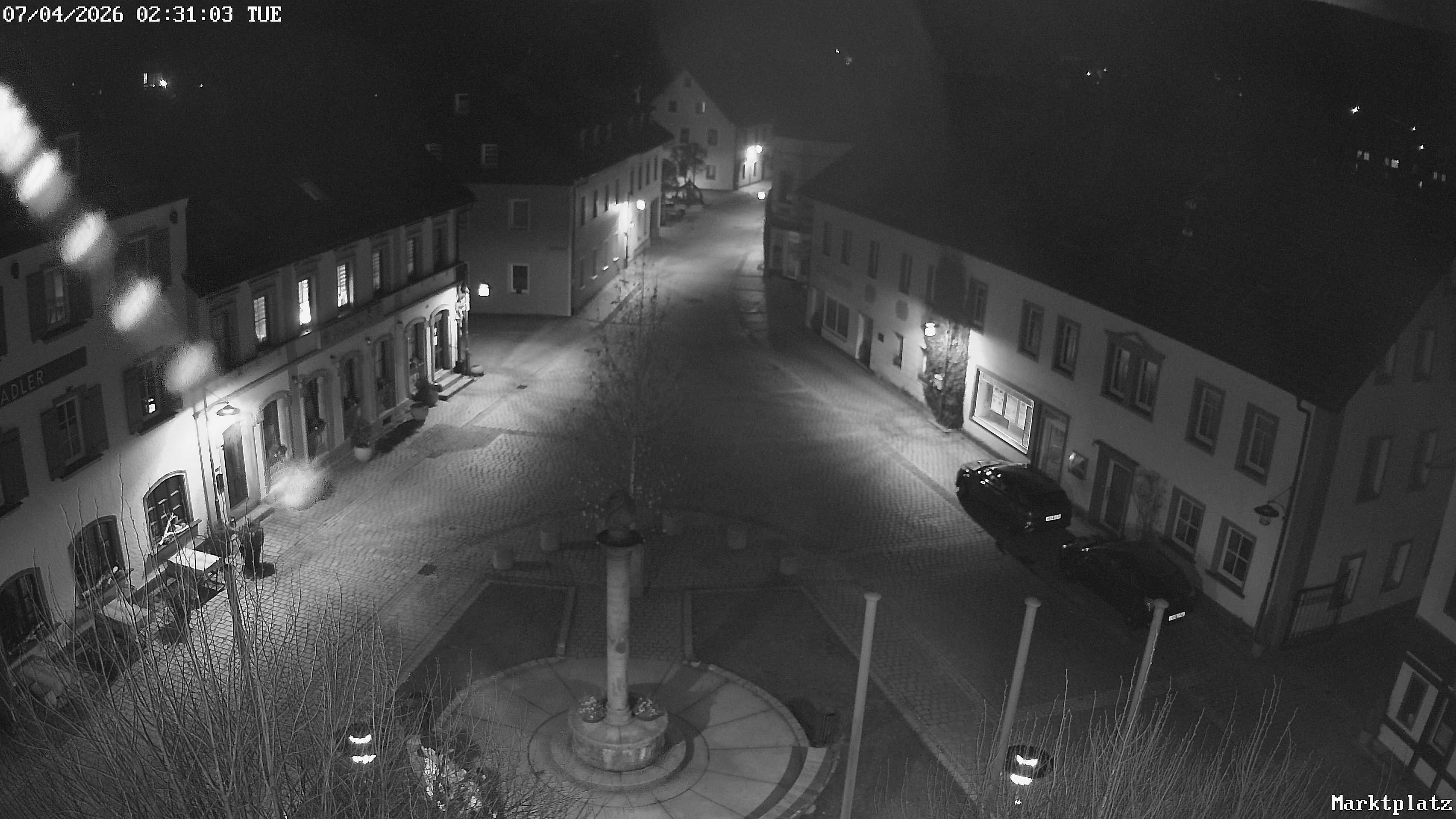Archiv Foto Webcam Marktplatz von Bischofsgrün