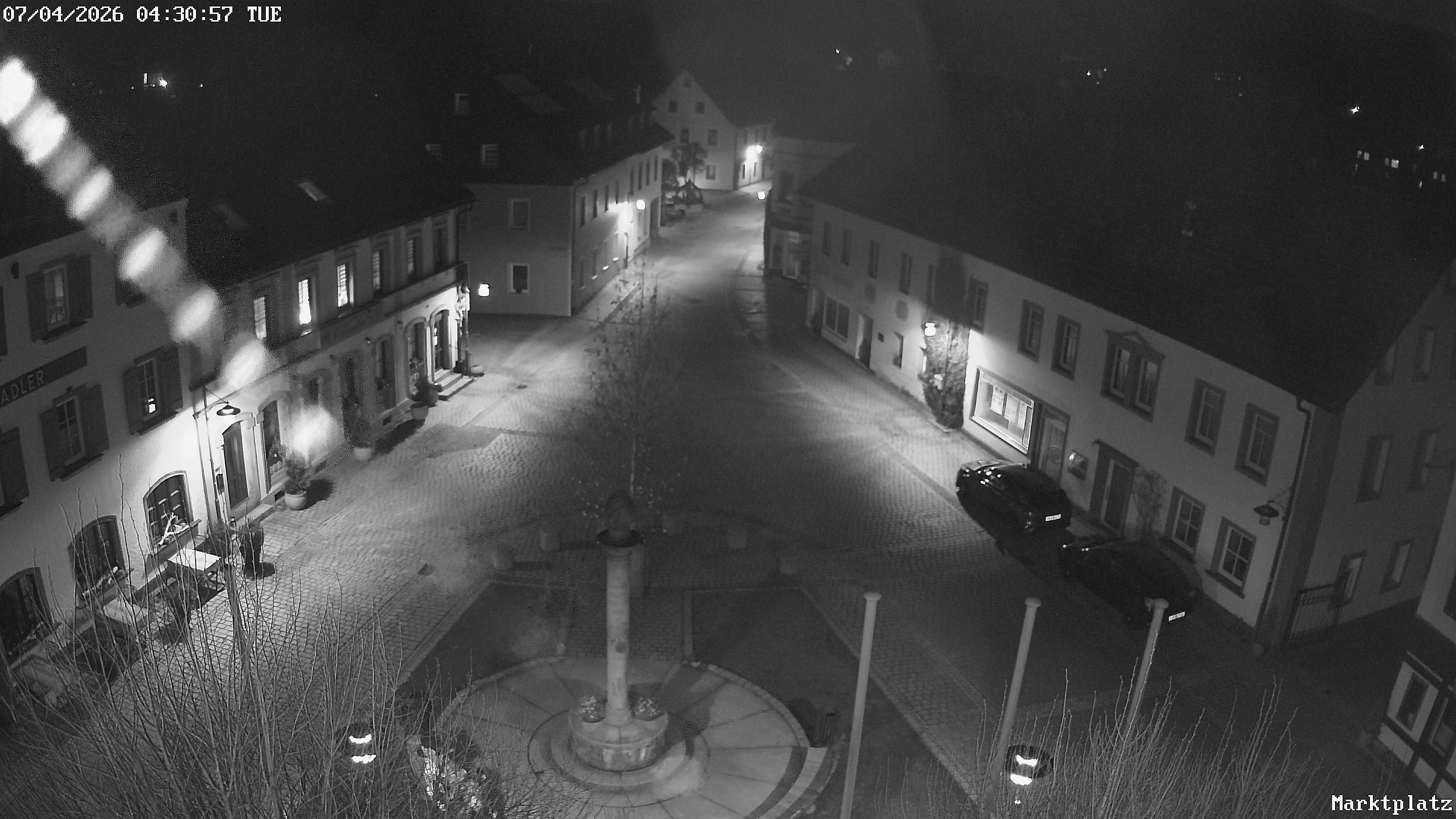 Archiv Foto Webcam Marktplatz von Bischofsgrün