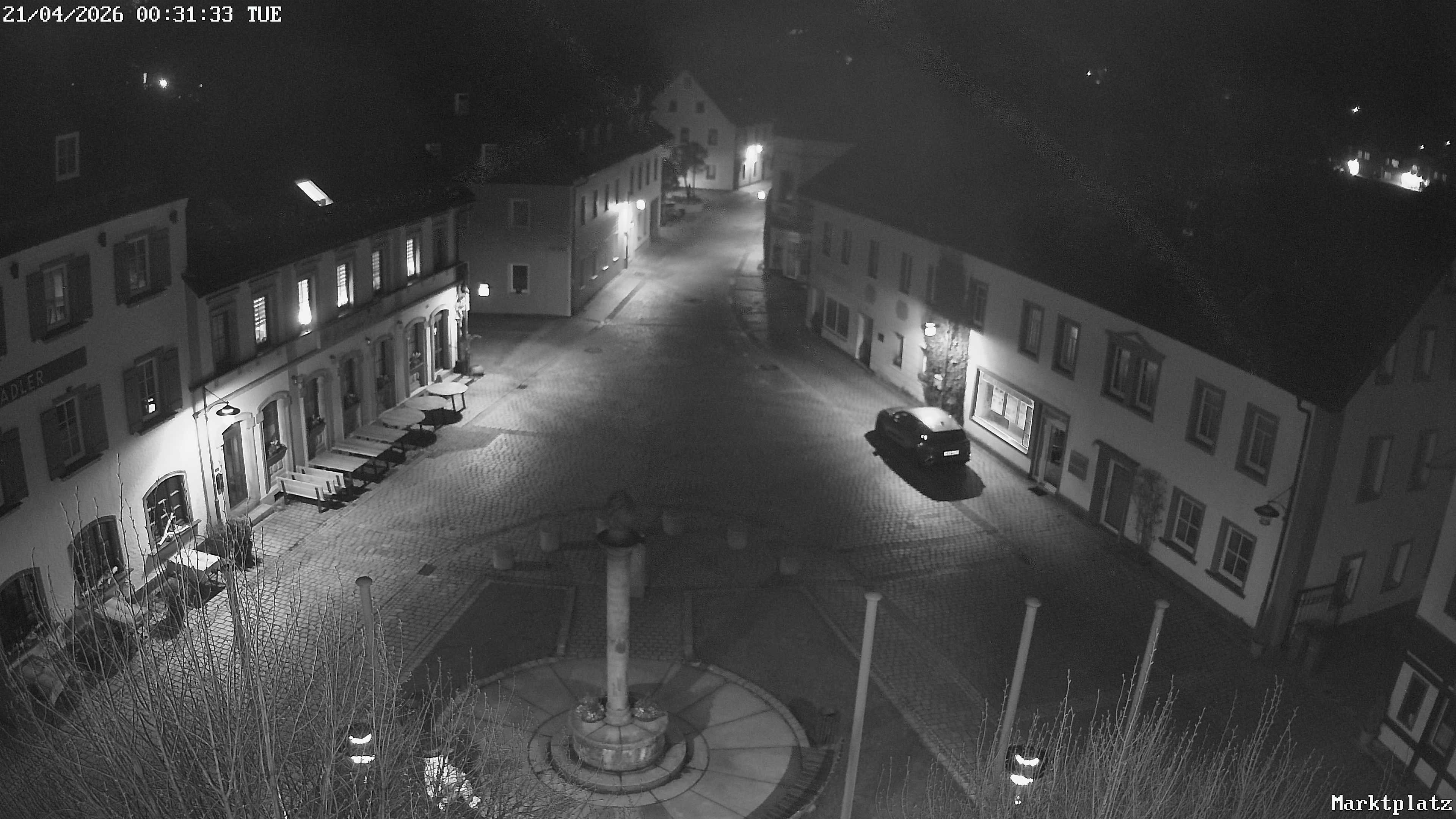 Archiv Foto Webcam Marktplatz von Bischofsgrün